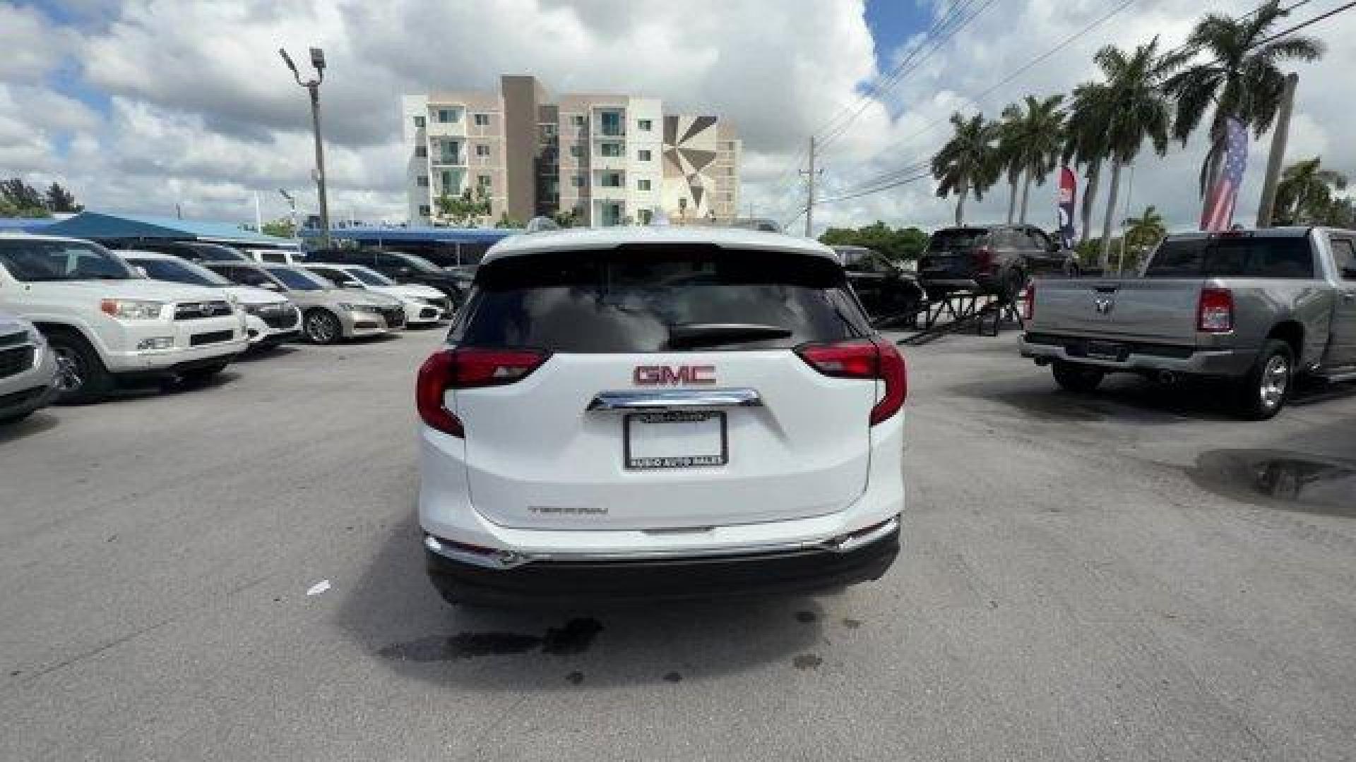 2019 Summit White /Jet Black GMC Terrain (3GKALPEV7KL) with an 4 1.5L engine, Automatic transmission, located at 27610 S Dixie Hwy, Homestead, FL, 33032, (305) 749-2348, 25.510241, -80.438301 - Boasts 30 Highway MPG and 26 City MPG! This GMC Terrain delivers a Turbocharged Gas/E15 I4 1.5L/92 engine powering this Automatic transmission. TRANSMISSION, 9-SPEED AUTOMATIC 9T45, ELECTRONICALLY-CONTROLLED WITH OVERDRIVE (STD), SUMMIT WHITE, SLT PREFERRED EQUIPMENT GROUP Includes Standard Equipmen - Photo#3