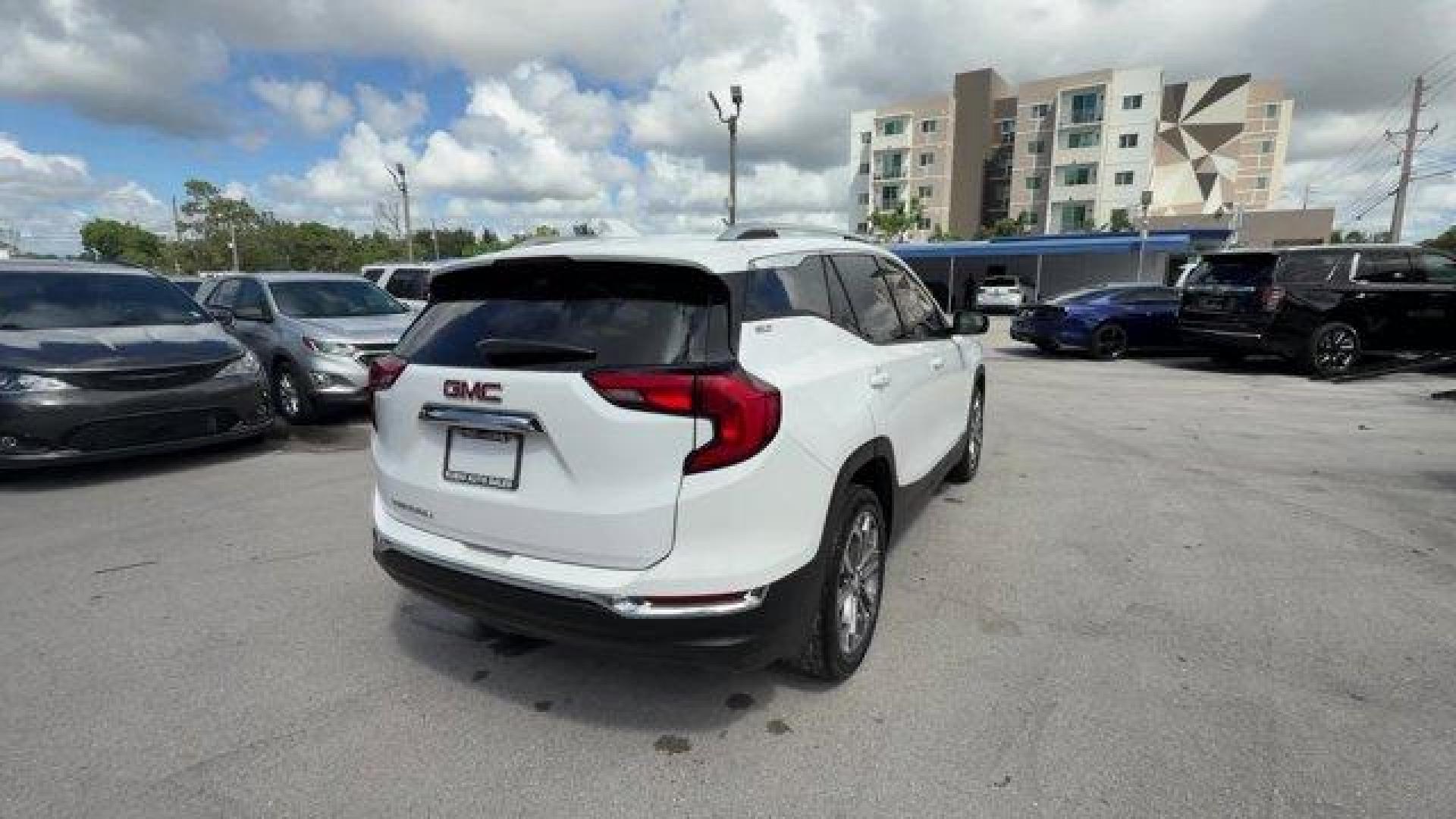 2019 Summit White /Jet Black GMC Terrain (3GKALPEV7KL) with an 4 1.5L engine, Automatic transmission, located at 27610 S Dixie Hwy, Homestead, FL, 33032, (305) 749-2348, 25.510241, -80.438301 - Boasts 30 Highway MPG and 26 City MPG! This GMC Terrain delivers a Turbocharged Gas/E15 I4 1.5L/92 engine powering this Automatic transmission. TRANSMISSION, 9-SPEED AUTOMATIC 9T45, ELECTRONICALLY-CONTROLLED WITH OVERDRIVE (STD), SUMMIT WHITE, SLT PREFERRED EQUIPMENT GROUP Includes Standard Equipmen - Photo#4