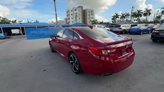 2018 Red Honda Accord Sedan (1HGCV1F36JA) with an 4 1.5 L engine, Variable transmission, located at 27610 S Dixie Hwy, Homestead, FL, 33032, (305) 749-2348, 25.510241, -80.438301 - ALG Residual Value Awards, Residual Value Awards. Delivers 35 Highway MPG and 29 City MPG! This Honda Accord Sedan delivers a Intercooled Turbo Regular Unleaded I-4 1.5 L/91 engine powering this Variable transmission. Wheels: 19 Machine-Finished Alloy w/Black Inserts, VSA Electronic Stability Contro - Photo#2