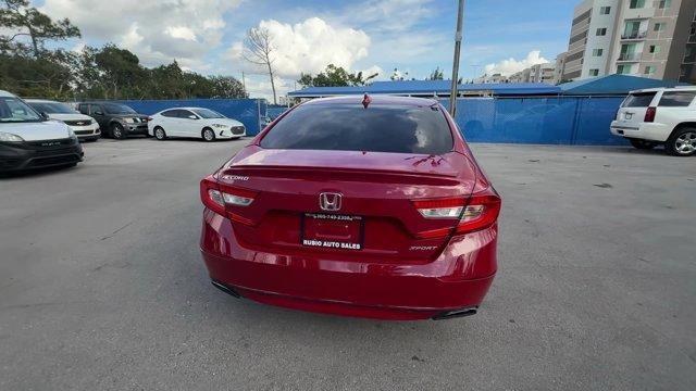 2018 Red Honda Accord Sedan (1HGCV1F36JA) with an 4 1.5 L engine, Variable transmission, located at 27610 S Dixie Hwy, Homestead, FL, 33032, (305) 749-2348, 25.510241, -80.438301 - ALG Residual Value Awards, Residual Value Awards. Delivers 35 Highway MPG and 29 City MPG! This Honda Accord Sedan delivers a Intercooled Turbo Regular Unleaded I-4 1.5 L/91 engine powering this Variable transmission. Wheels: 19 Machine-Finished Alloy w/Black Inserts, VSA Electronic Stability Contro - Photo#3