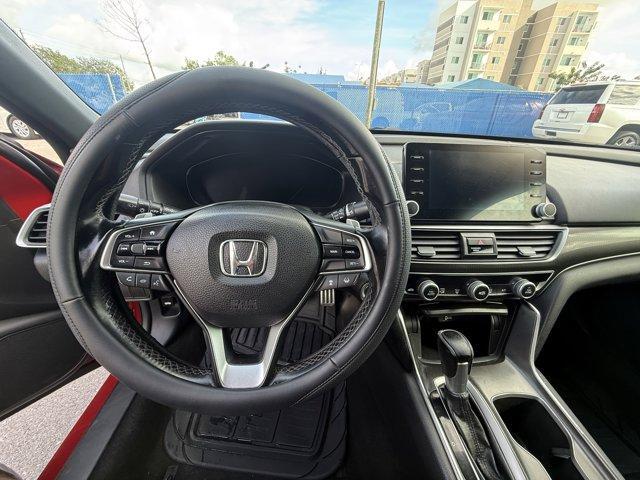 2018 Red Honda Accord Sedan (1HGCV1F36JA) with an 4 1.5 L engine, Variable transmission, located at 27610 S Dixie Hwy, Homestead, FL, 33032, (305) 749-2348, 25.510241, -80.438301 - ALG Residual Value Awards, Residual Value Awards. Delivers 35 Highway MPG and 29 City MPG! This Honda Accord Sedan delivers a Intercooled Turbo Regular Unleaded I-4 1.5 L/91 engine powering this Variable transmission. Wheels: 19 Machine-Finished Alloy w/Black Inserts, VSA Electronic Stability Contro - Photo#8