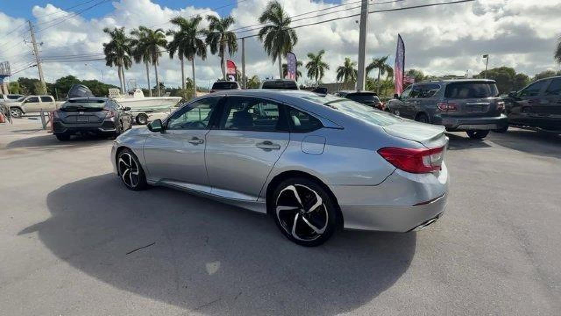 2021 Silver Honda Accord Sedan (1HGCV2F35MA) with an 4 2.0 L engine, Automatic transmission, located at 27610 S Dixie Hwy, Homestead, FL, 33032, (305) 749-2348, 25.510241, -80.438301 - Scores 32 Highway MPG and 22 City MPG! This Honda Accord Sedan delivers a Intercooled Turbo Regular Unleaded I-4 2.0 L/122 engine powering this Automatic transmission. Wheels: 19 Machine-Finished Alloy w/Black Inserts, Vehicle Stability Assist (VSA) Electronic Stability Control (ESC), Valet Function - Photo#2