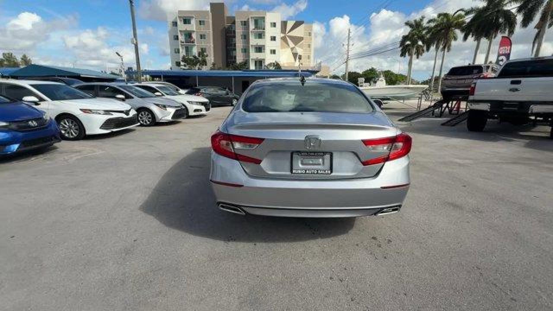 2021 Silver Honda Accord Sedan (1HGCV2F35MA) with an 4 2.0 L engine, Automatic transmission, located at 27610 S Dixie Hwy, Homestead, FL, 33032, (305) 749-2348, 25.510241, -80.438301 - Scores 32 Highway MPG and 22 City MPG! This Honda Accord Sedan delivers a Intercooled Turbo Regular Unleaded I-4 2.0 L/122 engine powering this Automatic transmission. Wheels: 19 Machine-Finished Alloy w/Black Inserts, Vehicle Stability Assist (VSA) Electronic Stability Control (ESC), Valet Function - Photo#3