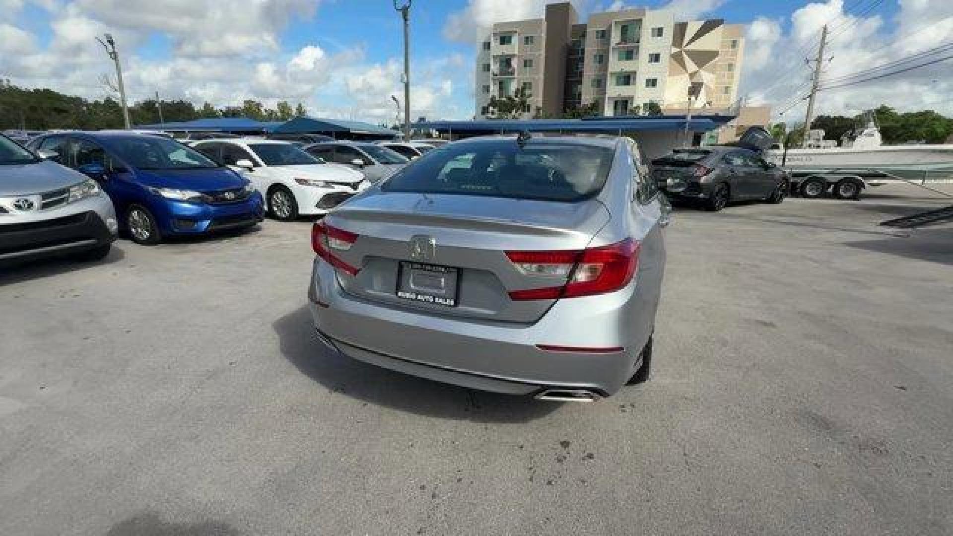 2021 Silver Honda Accord Sedan (1HGCV2F35MA) with an 4 2.0 L engine, Automatic transmission, located at 27610 S Dixie Hwy, Homestead, FL, 33032, (305) 749-2348, 25.510241, -80.438301 - Scores 32 Highway MPG and 22 City MPG! This Honda Accord Sedan delivers a Intercooled Turbo Regular Unleaded I-4 2.0 L/122 engine powering this Automatic transmission. Wheels: 19 Machine-Finished Alloy w/Black Inserts, Vehicle Stability Assist (VSA) Electronic Stability Control (ESC), Valet Function - Photo#4