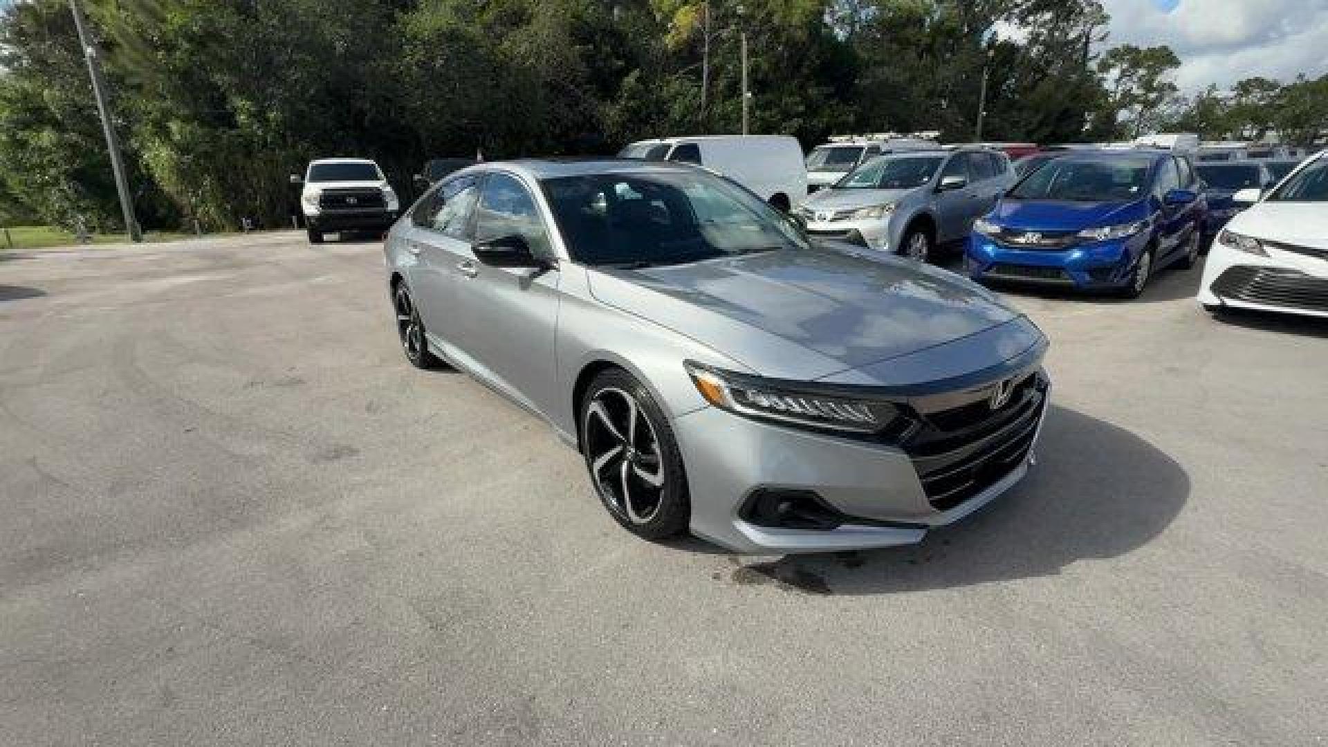 2021 Silver Honda Accord Sedan (1HGCV2F35MA) with an 4 2.0 L engine, Automatic transmission, located at 27610 S Dixie Hwy, Homestead, FL, 33032, (305) 749-2348, 25.510241, -80.438301 - Scores 32 Highway MPG and 22 City MPG! This Honda Accord Sedan delivers a Intercooled Turbo Regular Unleaded I-4 2.0 L/122 engine powering this Automatic transmission. Wheels: 19 Machine-Finished Alloy w/Black Inserts, Vehicle Stability Assist (VSA) Electronic Stability Control (ESC), Valet Function - Photo#6