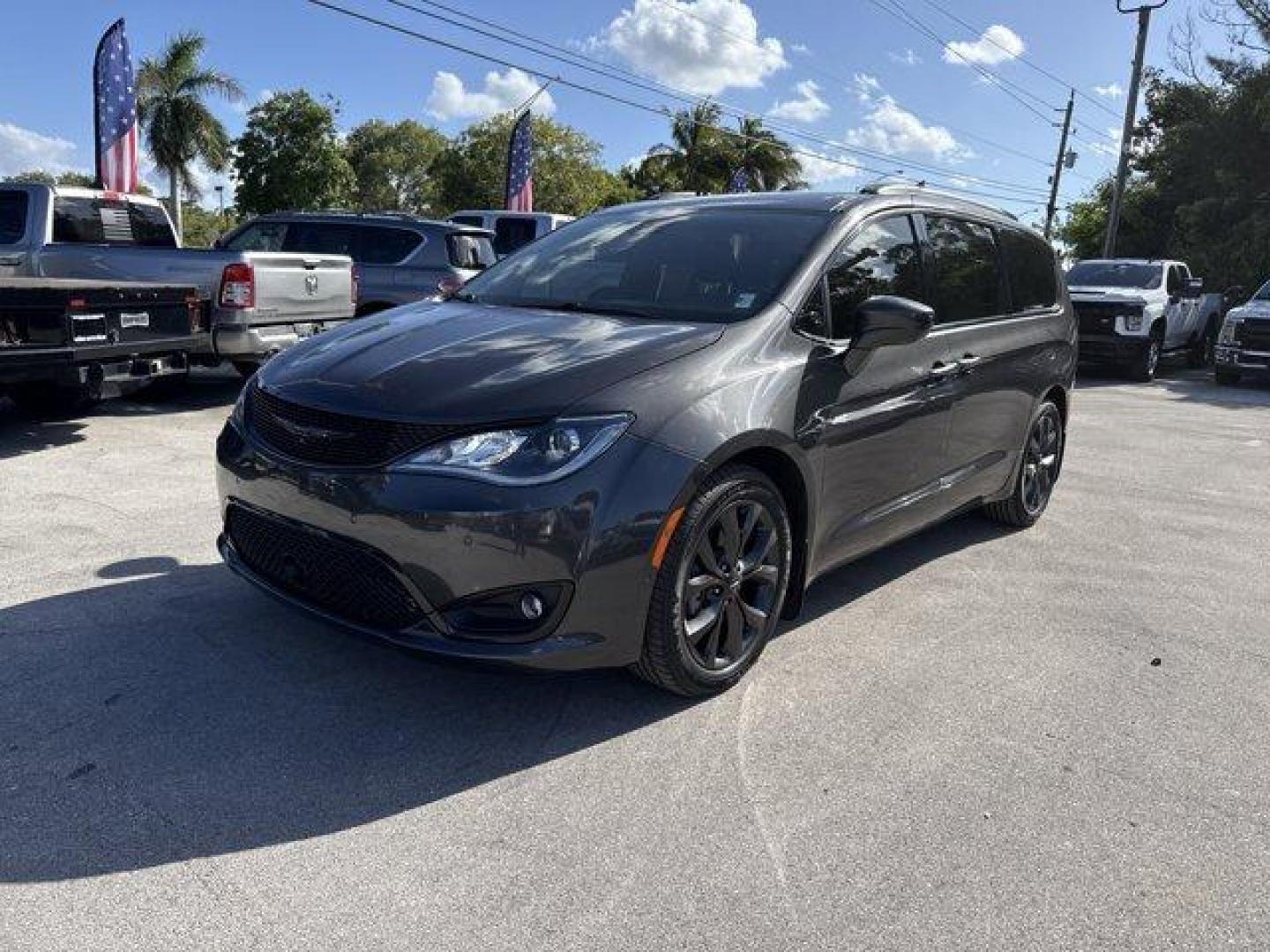 2019 Granite Crystal Metallic Clearcoat /Black/Black/Black Chrysler Pacifica (2C4RC1FG2KR) with an 6 3.6 L engine, Automatic transmission, located at 27610 S Dixie Hwy, Homestead, FL, 33032, (305) 749-2348, 25.510241, -80.438301 - KBB.com 12 Best Family Cars. Only 68,587 Miles! Delivers 28 Highway MPG and 19 City MPG! This Chrysler Pacifica delivers a Regular Unleaded V-6 3.6 L/220 engine powering this Automatic transmission. TRANSMISSION: 9-SPEED 948TE AUTOMATIC (STD), GRANITE CRYSTAL METALLIC CLEARCOAT, Voice Activated Dual - Photo#0