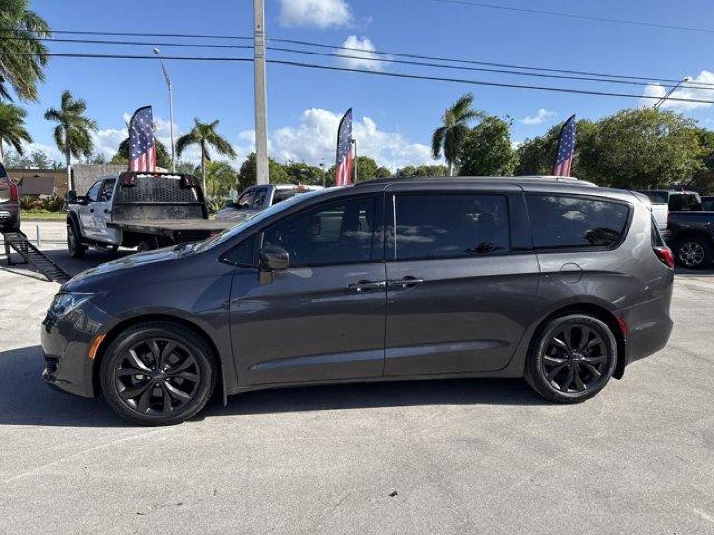 2019 Granite Crystal Metallic Clearcoat /Black/Black/Black Chrysler Pacifica (2C4RC1FG2KR) with an 6 3.6 L engine, Automatic transmission, located at 27610 S Dixie Hwy, Homestead, FL, 33032, (305) 749-2348, 25.510241, -80.438301 - KBB.com 12 Best Family Cars. Only 68,587 Miles! Delivers 28 Highway MPG and 19 City MPG! This Chrysler Pacifica delivers a Regular Unleaded V-6 3.6 L/220 engine powering this Automatic transmission. TRANSMISSION: 9-SPEED 948TE AUTOMATIC (STD), GRANITE CRYSTAL METALLIC CLEARCOAT, Voice Activated Dual - Photo#1