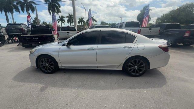 2013 Silver Honda Accord Sdn (1HGCR2F51DA) with an 4 2.4L engine, Variable transmission, located at 27610 S Dixie Hwy, Homestead, FL, 33032, (305) 749-2348, 25.510241, -80.438301 - IIHS Top Safety Pick. Boasts 35 Highway MPG and 26 City MPG! This Honda Accord Sdn delivers a Gas I4 2.4L/144 engine powering this Variable transmission. Vehicle Stability Assist (VSA) w/traction control, Variable intermittent flush windshield wipers, Tire pressure monitoring system.*This Honda Acco - Photo#1