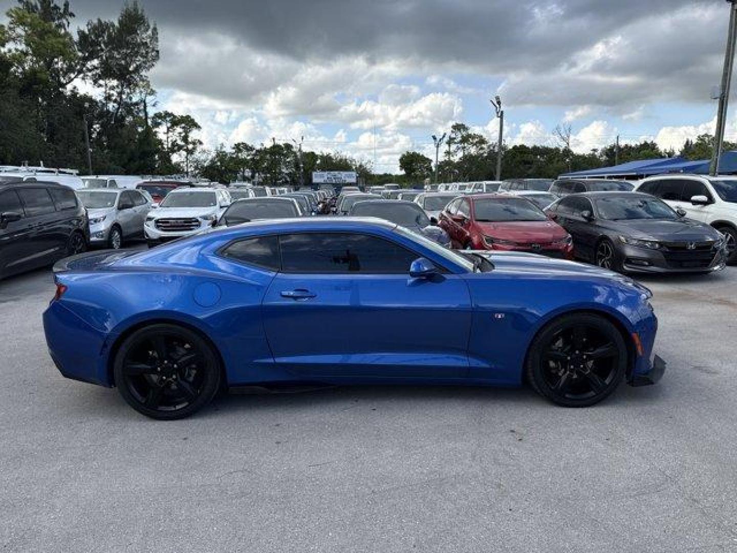 2018 Hyper Blue Metallic /Jet Black Chevrolet Camaro (1G1FD1RS9J0) with an 6 3.6L engine, Automatic transmission, located at 27610 S Dixie Hwy, Homestead, FL, 33032, (305) 749-2348, 25.510241, -80.438301 - KBB.com 10 Coolest Cars Under $25,000. Only 43,411 Miles! Delivers 31 Highway MPG and 19 City MPG! This Chevrolet Camaro boasts a Gas V6 3.6L/222 engine powering this Automatic transmission. TRANSMISSION, 8-SPEED AUTOMATIC includes transmission oil cooler and (BTV) remote vehicle starter system, TIR - Photo#5