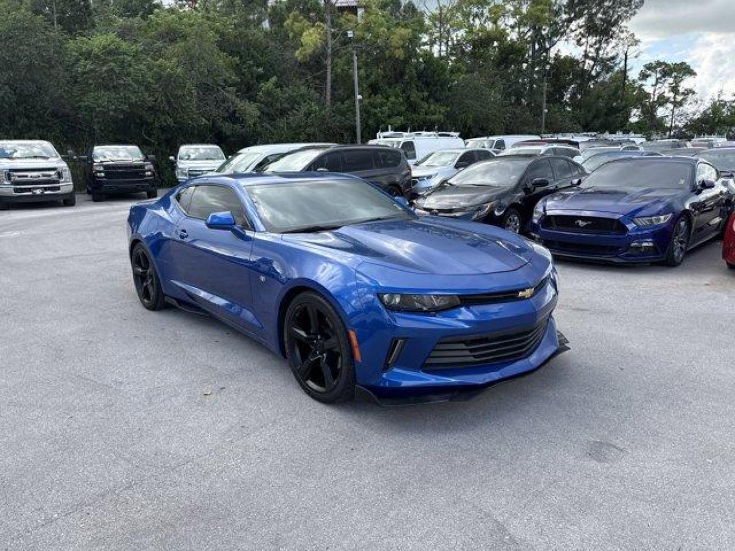 2018 Hyper Blue Metallic /Jet Black Chevrolet Camaro (1G1FD1RS9J0) with an 6 3.6L engine, Automatic transmission, located at 27610 S Dixie Hwy, Homestead, FL, 33032, (305) 749-2348, 25.510241, -80.438301 - KBB.com 10 Coolest Cars Under $25,000. Only 43,411 Miles! Delivers 31 Highway MPG and 19 City MPG! This Chevrolet Camaro boasts a Gas V6 3.6L/222 engine powering this Automatic transmission. TRANSMISSION, 8-SPEED AUTOMATIC includes transmission oil cooler and (BTV) remote vehicle starter system, TIR - Photo#6