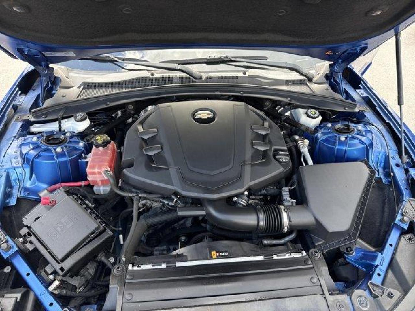 2018 Hyper Blue Metallic /Jet Black Chevrolet Camaro (1G1FD1RS9J0) with an 6 3.6L engine, Automatic transmission, located at 27610 S Dixie Hwy, Homestead, FL, 33032, (305) 749-2348, 25.510241, -80.438301 - KBB.com 10 Coolest Cars Under $25,000. Only 43,411 Miles! Delivers 31 Highway MPG and 19 City MPG! This Chevrolet Camaro boasts a Gas V6 3.6L/222 engine powering this Automatic transmission. TRANSMISSION, 8-SPEED AUTOMATIC includes transmission oil cooler and (BTV) remote vehicle starter system, TIR - Photo#8