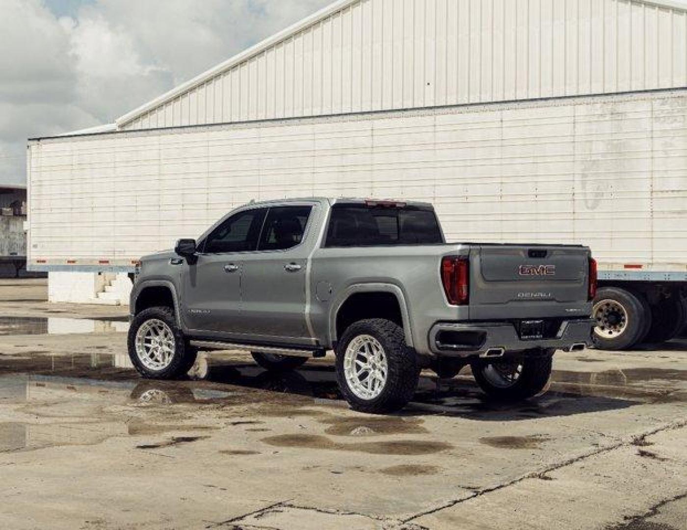 2023 Sterling Metallic /Jet Black GMC Sierra 1500 (3GTPHGE81PG) with an 6 3.0L engine, Automatic transmission, located at 27610 S Dixie Hwy, Homestead, FL, 33032, (305) 749-2348, 25.510241, -80.438301 - Scores 29 Highway MPG and 24 City MPG! This GMC Sierra 1500 boasts a Turbocharged Diesel I6 3.0L/ engine powering this Automatic transmission. SUNROOF, POWER, SEATS, FRONT BUCKET with center console (STD), REAR CAMERA MIRROR, INSIDE REARVIEW AUTO-DIMMING with full camera display.* This GMC Sierra 15 - Photo#1