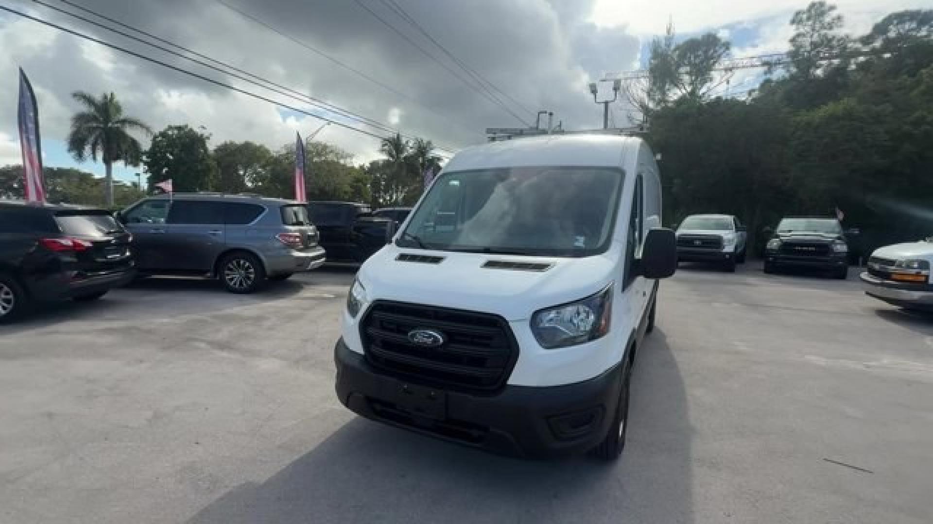 2020 White Ford Transit Cargo Van (1FTBR1C88LK) with an 6 3.5 L engine, Automatic transmission, located at 27610 S Dixie Hwy, Homestead, FL, 33032, (305) 749-2348, 25.510241, -80.438301 - This Ford Transit Cargo Van boasts a Regular Unleaded V-6 3.5 L/213 engine powering this Automatic transmission. ENGINE: 3.5L PFDI V6 FLEX-FUEL -inc: port injection (STD), Wheels: 16 Silver Steel w/Black Hubcap, Wheels w/Hub Covers.*This Ford Transit Cargo Van Comes Equipped with These Options *Viny- Photo#0