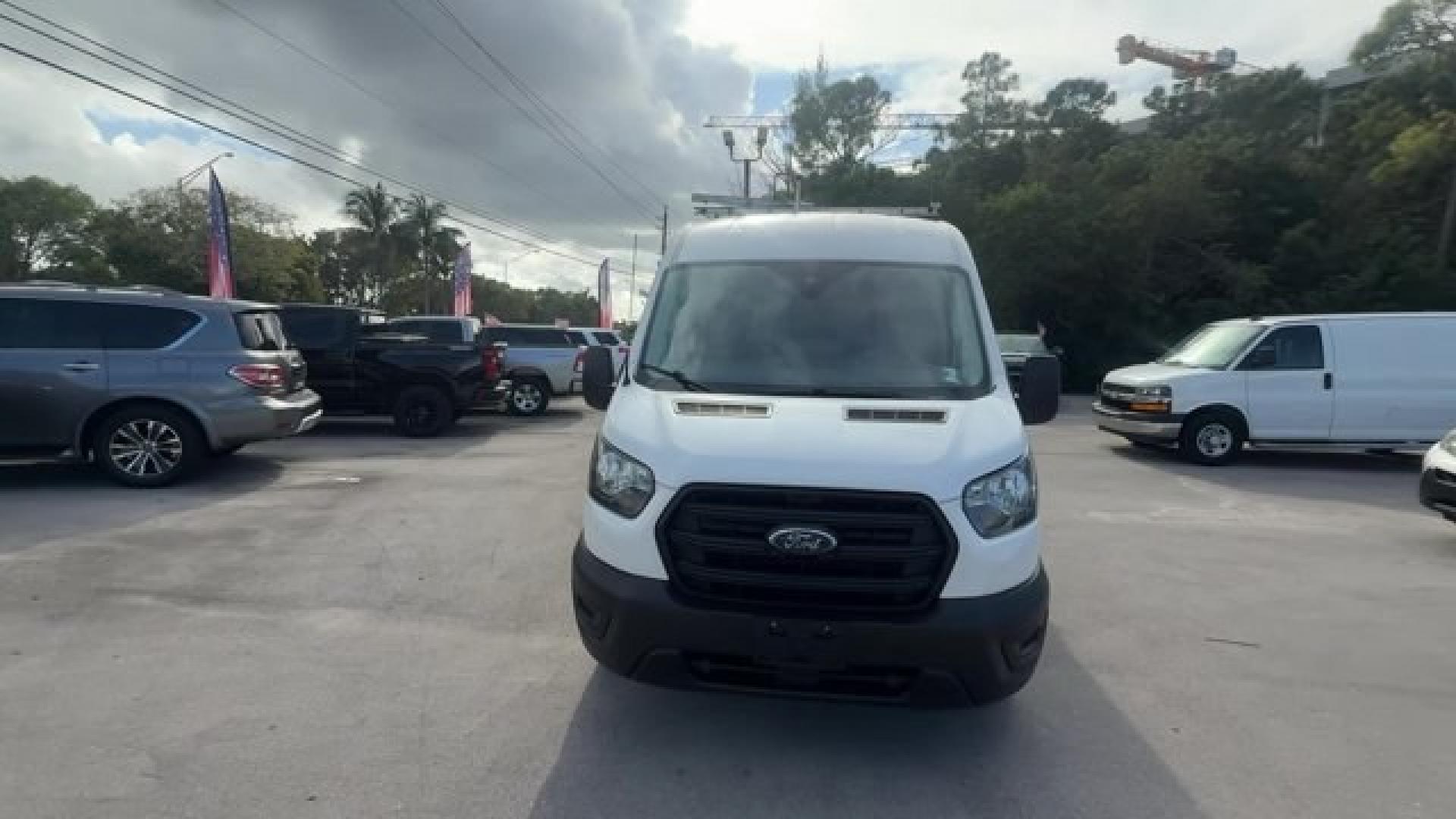 2020 White Ford Transit Cargo Van (1FTBR1C88LK) with an 6 3.5 L engine, Automatic transmission, located at 27610 S Dixie Hwy, Homestead, FL, 33032, (305) 749-2348, 25.510241, -80.438301 - This Ford Transit Cargo Van boasts a Regular Unleaded V-6 3.5 L/213 engine powering this Automatic transmission. ENGINE: 3.5L PFDI V6 FLEX-FUEL -inc: port injection (STD), Wheels: 16 Silver Steel w/Black Hubcap, Wheels w/Hub Covers.*This Ford Transit Cargo Van Comes Equipped with These Options *Viny- Photo#7