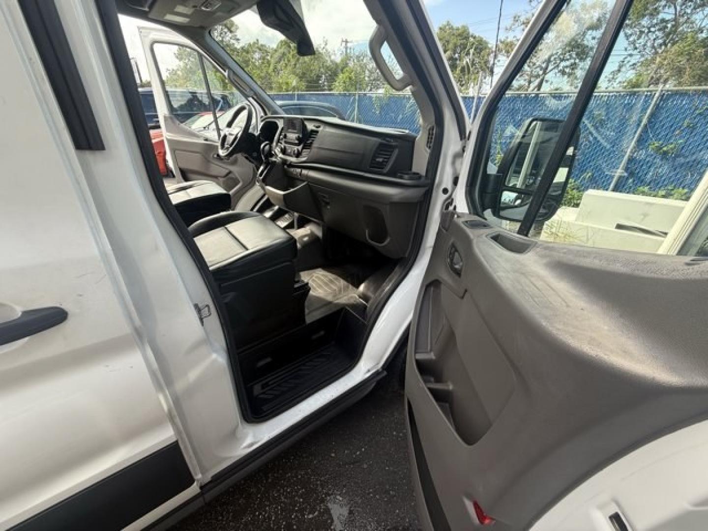 2020 White Ford Transit Cargo Van (1FTBR1C88LK) with an 6 3.5 L engine, Automatic transmission, located at 27610 S Dixie Hwy, Homestead, FL, 33032, (305) 749-2348, 25.510241, -80.438301 - This Ford Transit Cargo Van boasts a Regular Unleaded V-6 3.5 L/213 engine powering this Automatic transmission. ENGINE: 3.5L PFDI V6 FLEX-FUEL -inc: port injection (STD), Wheels: 16 Silver Steel w/Black Hubcap, Wheels w/Hub Covers.*This Ford Transit Cargo Van Comes Equipped with These Options *Viny- Photo#12