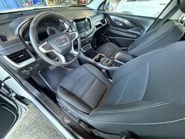 2022 Quicksilver Metallic /Jet Black GMC Terrain (3GKALMEV8NL) with an 4 1.5L engine, Automatic transmission, located at 27610 S Dixie Hwy, Homestead, FL, 33032, (305) 749-2348, 25.510241, -80.438301 - Scores 30 Highway MPG and 25 City MPG! This GMC Terrain boasts a Turbocharged Gas 1.5L/92 engine powering this Automatic transmission. TRANSMISSION, 9-SPEED AUTOMATIC 9T45, ELECTRONICALLY-CONTROLLED WITH OVERDRIVE (STD), TIRES, P225/65R17 ALL-SEASON BLACKWALL, SLE PREFERRED EQUIPMENT GROUP includes - Photo#10