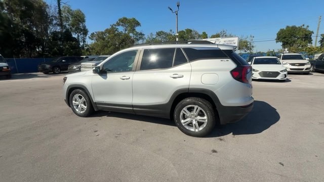 2022 Quicksilver Metallic /Jet Black GMC Terrain (3GKALMEV8NL) with an 4 1.5L engine, Automatic transmission, located at 27610 S Dixie Hwy, Homestead, FL, 33032, (305) 749-2348, 25.510241, -80.438301 - Scores 30 Highway MPG and 25 City MPG! This GMC Terrain boasts a Turbocharged Gas 1.5L/92 engine powering this Automatic transmission. TRANSMISSION, 9-SPEED AUTOMATIC 9T45, ELECTRONICALLY-CONTROLLED WITH OVERDRIVE (STD), TIRES, P225/65R17 ALL-SEASON BLACKWALL, SLE PREFERRED EQUIPMENT GROUP includes - Photo#2
