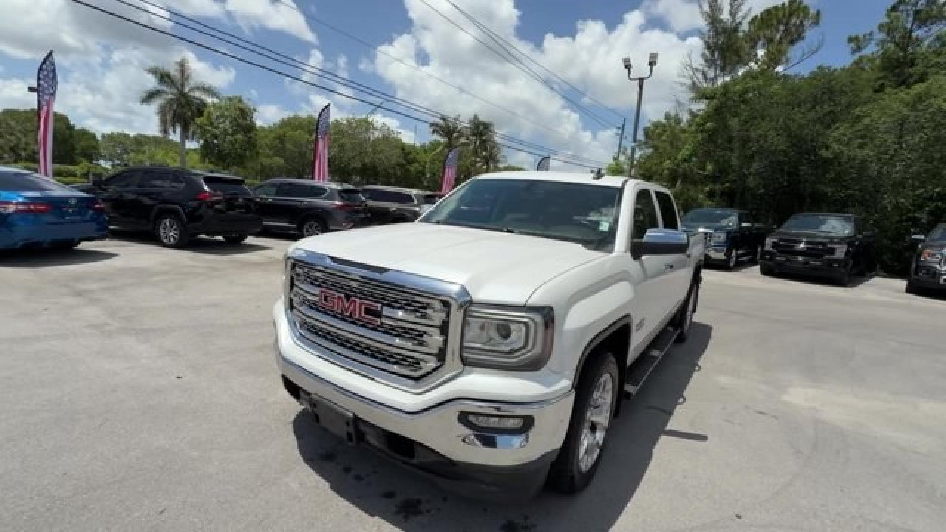 2017 White Frost Tricoat /Cocoa/Dune GMC Sierra 1500 (3GTP1NEC2HG) with an 8 5.3L engine, Automatic transmission, located at 27610 S Dixie Hwy, Homestead, FL, 33032, (305) 749-2348, 25.510241, -80.438301 - KBB.com Brand Image Awards. Only 102,142 Miles! Delivers 23 Highway MPG and 16 City MPG! This GMC Sierra 1500 delivers a Gas V8 5.3L/325 engine powering this Automatic transmission. WIRELESS CHARGING, WHITE FROST TRICOAT, WHEELS, 20 X 9 (50.8 CM X 22.9 CM) POLISHED ALUMINUM.* This GMC Sierra 1500 Fe- Photo#0