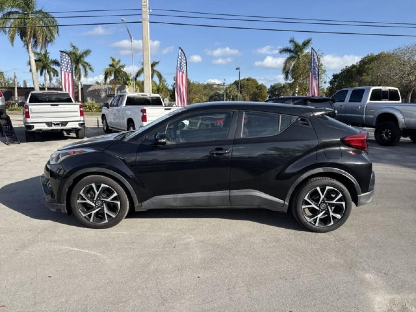 2018 Black Toyota C-HR (NMTKHMBX4JR) with an 4 2.0 L engine, Variable transmission, located at 27610 S Dixie Hwy, Homestead, FL, 33032, (305) 749-2348, 25.510241, -80.438301 - KBB.com Best Resale Value Awards. Boasts 31 Highway MPG and 27 City MPG! This Toyota C-HR boasts a Regular Unleaded I-4 2.0 L/121 engine powering this Variable transmission. Wing Spoiler, Wheels: 18 Sport Alloy, Wheels w/Machined w/Painted Accents Accents.* This Toyota C-HR Features the Following Op - Photo#1