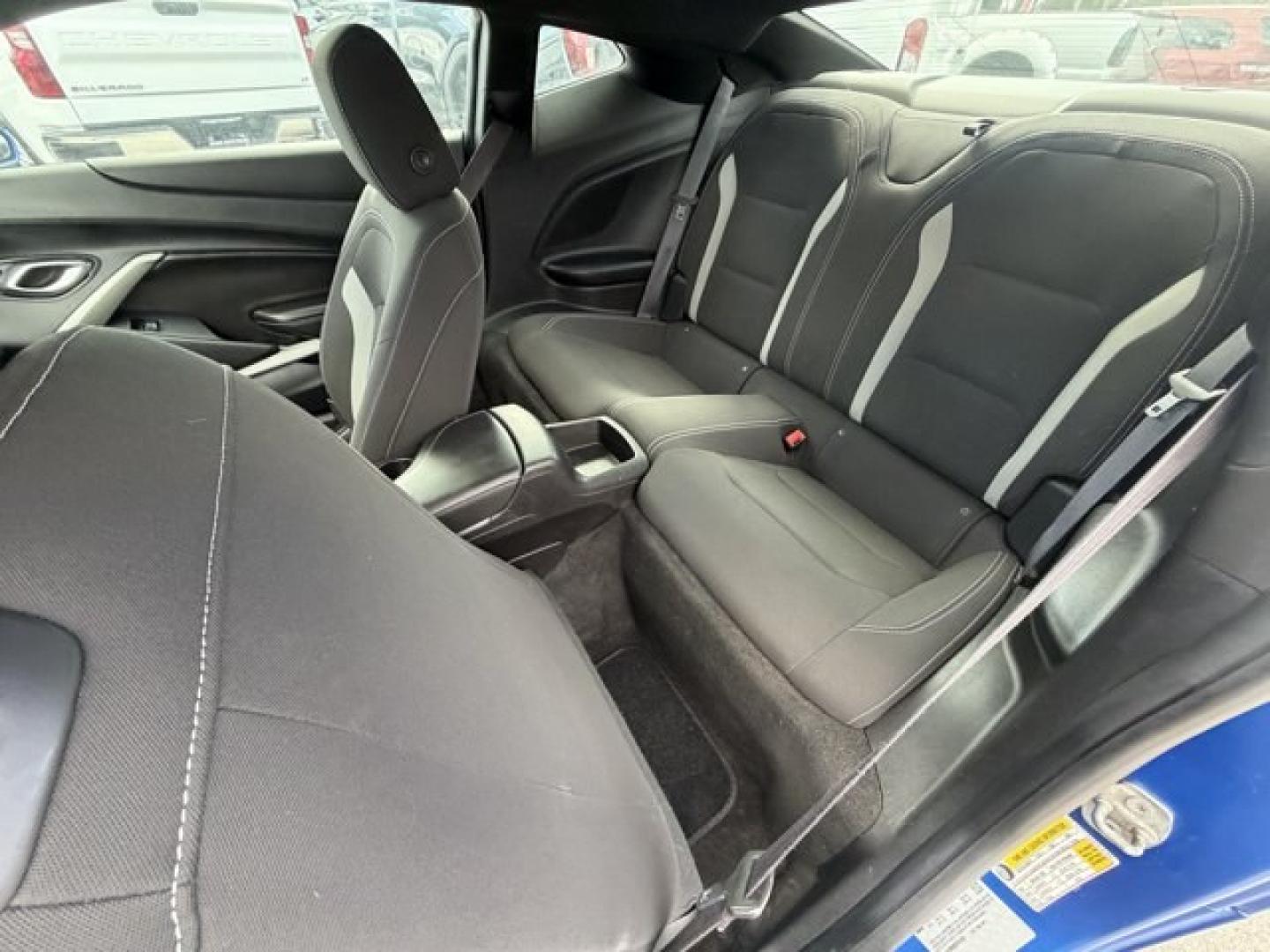 2016 Hyper Blue Metallic /Jet Black Chevrolet Camaro (1G1FA1RX8G0) with an 4 2.0L engine, Manual transmission, located at 27610 S Dixie Hwy, Homestead, FL, 33032, (305) 749-2348, 25.510241, -80.438301 - Ward's 10 Best Engines. Only 95,841 Miles! Boasts 30 Highway MPG and 21 City MPG! This Chevrolet Camaro delivers a Gas I4 2.0L/122 engine powering this Manual transmission. WHEELS, 18 (45.7 CM) SILVER-PAINTED ALUMINUM (STD), TRANSMISSION, 6-SPEED MANUAL (STD), TIRES, 245/50R18, BLACKWALL, ALL-SEASON- Photo#12