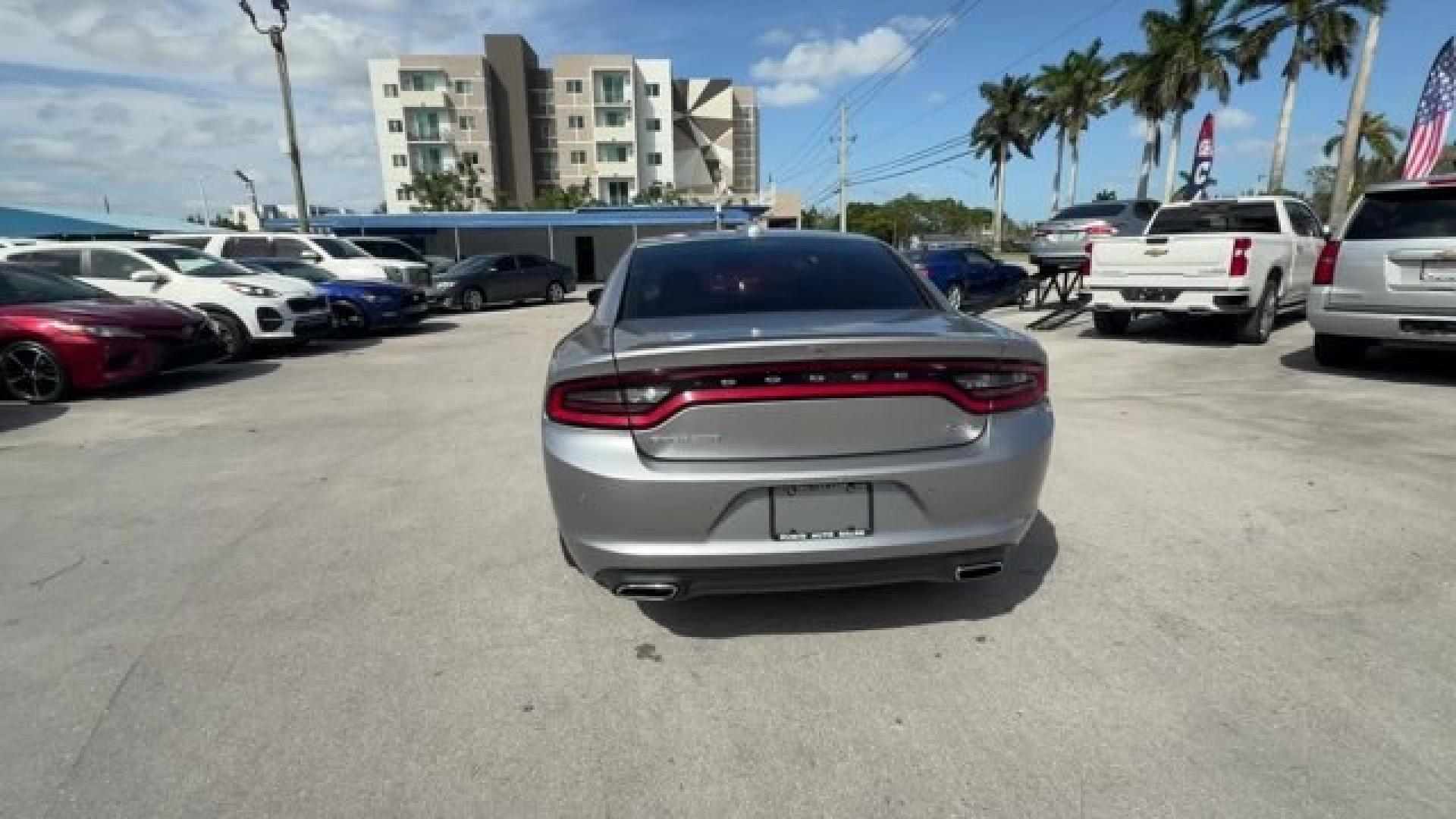 2018 Billet Clearcoat /Black Dodge Charger (2C3CDXHG9JH) with an 6 3.6 L engine, Automatic transmission, located at 27610 S Dixie Hwy, Homestead, FL, 33032, (305) 749-2348, 25.510241, -80.438301 - Boasts 30 Highway MPG and 19 City MPG! This Dodge Charger delivers a Regular Unleaded V-6 3.6 L/220 engine powering this Automatic transmission. WHEELS: 18 X 7.5 CAST ALUMINUM (STD), TRANSMISSION: 8-SPEED AUTOMATIC (845RE) (STD), TIRES: P235/55R18 AS PERFORMANCE (STD).* This Dodge Charger Features t - Photo#3