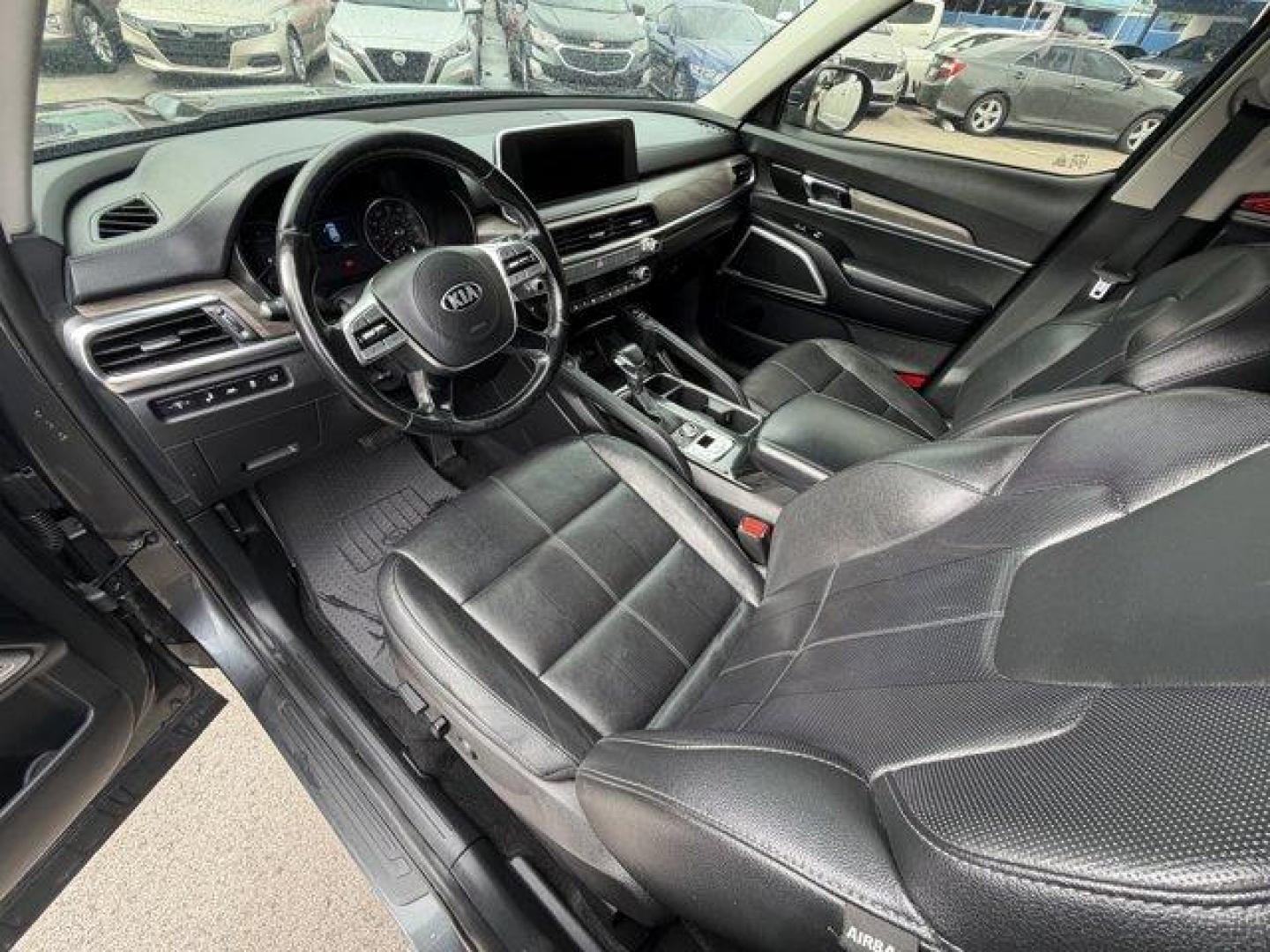 2021 Gravity Grey /Black Kia Telluride (5XYP3DHC5MG) with an 6 3.8 L engine, Automatic transmission, located at 27610 S Dixie Hwy, Homestead, FL, 33032, (305) 749-2348, 25.510241, -80.438301 - Boasts 24 Highway MPG and 19 City MPG! This Kia Telluride boasts a Regular Unleaded V-6 3.8 L/231 engine powering this Automatic transmission. WHEEL LOCKS, CARPETED FLOOR MATS, BLACK, LEATHER SEAT TRIM.* This Kia Telluride Features the Following Options *Wireless Phone Connectivity, Vehicle Stabilit - Photo#10