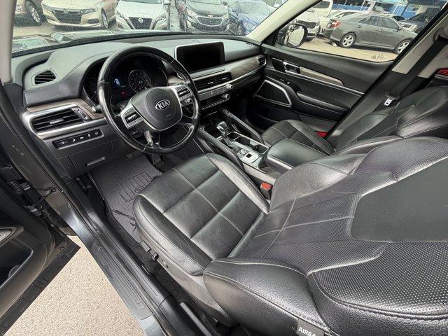 2021 Gravity Grey /Black Kia Telluride (5XYP3DHC5MG) with an 6 3.8 L engine, Automatic transmission, located at 27610 S Dixie Hwy, Homestead, FL, 33032, (305) 749-2348, 25.510241, -80.438301 - Boasts 24 Highway MPG and 19 City MPG! This Kia Telluride boasts a Regular Unleaded V-6 3.8 L/231 engine powering this Automatic transmission. WHEEL LOCKS, CARPETED FLOOR MATS, BLACK, LEATHER SEAT TRIM.* This Kia Telluride Features the Following Options *Wireless Phone Connectivity, Vehicle Stabilit - Photo#10