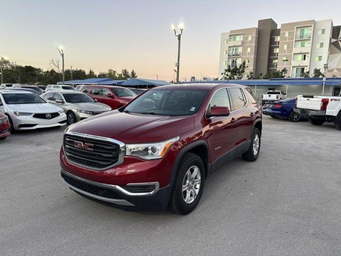 2019 Red Quartz Tintcoat /Jet Black GMC Acadia (1GKKNKLA0KZ) with an 4 2.5L engine, Automatic transmission, located at 27610 S Dixie Hwy, Homestead, FL, 33032, (305) 749-2348, 25.510241, -80.438301 - Delivers 26 Highway MPG and 21 City MPG! This GMC Acadia delivers a Gas I4 2.5L/150 engine powering this Automatic transmission. SLE PREFERRED EQUIPMENT GROUP includes standard equipment, SEATS, FRONT BUCKET (STD), Wipers, front intermittent with washers.* This GMC Acadia Features the Following Opti - Photo#0