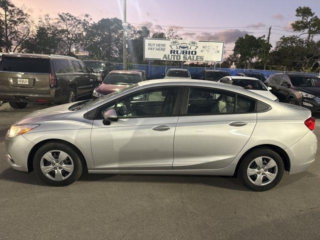 2018 Silver Ice Metallic /Dark Atmosphere/Medium Atmosphere Chevrolet Cruze (1G1BC5SM7J7) with an 4 1.4L engine, Automatic transmission, located at 27610 S Dixie Hwy, Homestead, FL, 33032, (305) 749-2348, 25.510241, -80.438301 - KBB.com 10 Most Awarded Brands. Only 74,466 Miles! Scores 40 Highway MPG and 29 City MPG! This Chevrolet Cruze boasts a Turbocharged Gas I4 1.4L/ engine powering this Automatic transmission. TRANSMISSION, 6-SPEED AUTOMATIC (STD), SILVER ICE METALLIC, SEATS, FRONT BUCKET WITH RECLINING SEATBACKS AND - Photo#1