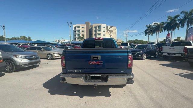 2018 Stone Blue Metallic /Dark Ash seats with Jet Black interior accents GMC Sierra 1500 (3GTU2NEC1JG) with an 8 5.3L engine, Automatic transmission, located at 27610 S Dixie Hwy, Homestead, FL, 33032, (305) 749-2348, 25.510241, -80.438301 - Delivers 20 Highway MPG and 15 City MPG! This GMC Sierra 1500 delivers a Gas V8 5.3L/325 engine powering this Automatic transmission. WIRELESS CHARGING, WINDOW, POWER, REAR SLIDING WITH REAR DEFOGGER, WHEELS, 20 X 9 (50.8 CM X 22.9 CM) POLISHED ALUMINUM.* This GMC Sierra 1500 Features the Following - Photo#3