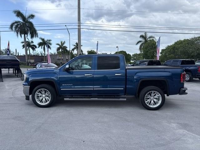 2018 Stone Blue Metallic /Dark Ash seats with Jet Black interior accents GMC Sierra 1500 (3GTU2NEC1JG) with an 8 5.3L engine, Automatic transmission, located at 27610 S Dixie Hwy, Homestead, FL, 33032, (305) 749-2348, 25.510241, -80.438301 - Delivers 20 Highway MPG and 15 City MPG! This GMC Sierra 1500 delivers a Gas V8 5.3L/325 engine powering this Automatic transmission. WIRELESS CHARGING, WINDOW, POWER, REAR SLIDING WITH REAR DEFOGGER, WHEELS, 20 X 9 (50.8 CM X 22.9 CM) POLISHED ALUMINUM.* This GMC Sierra 1500 Features the Following - Photo#1