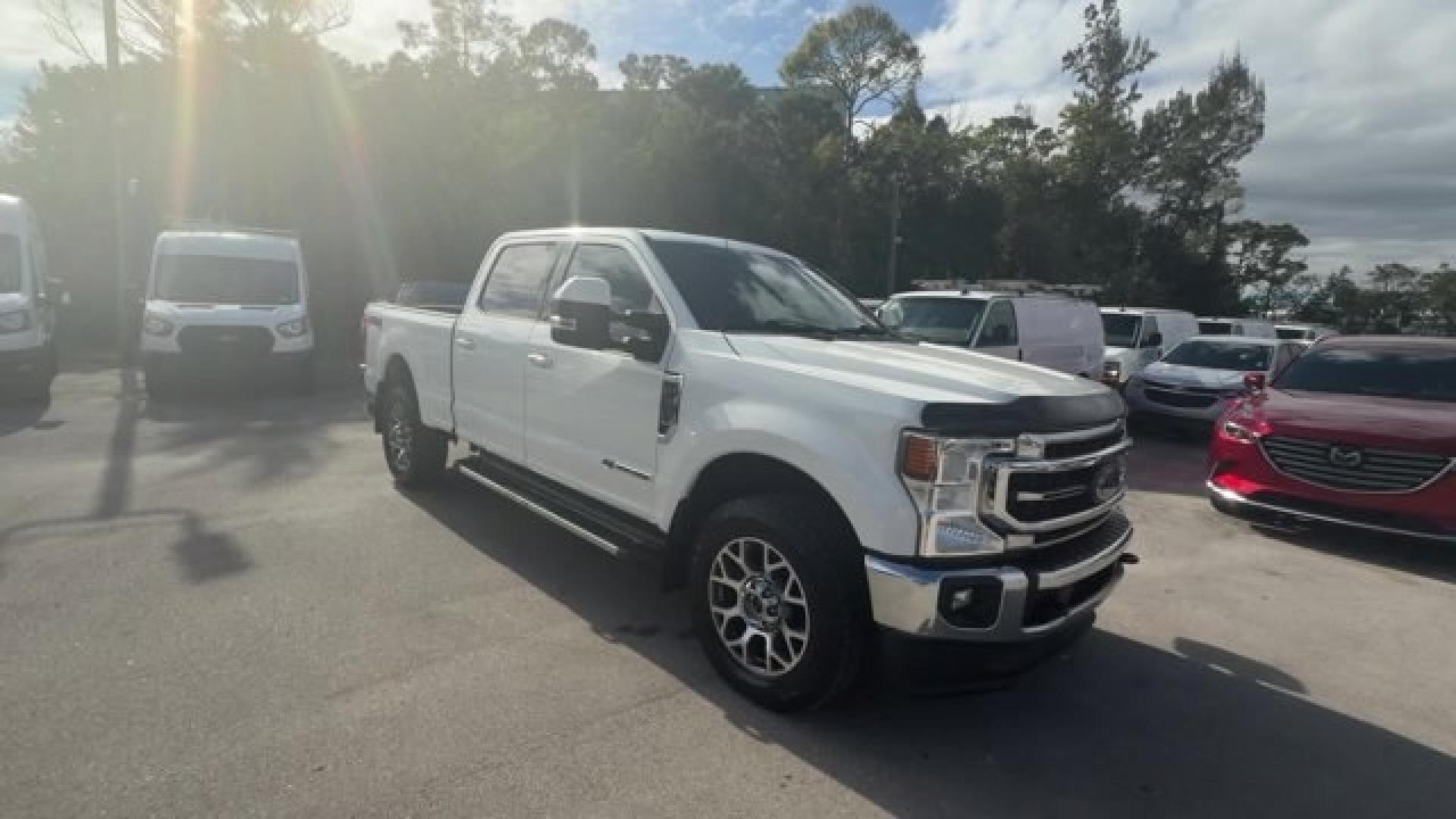 2021 White Ford Super Duty F-350 SRW (1FT8W3BT1ME) with an 8 6.7 L engine, Automatic transmission, located at 27610 S Dixie Hwy, Homestead, FL, 33032, (305) 749-2348, 25.510241, -80.438301 - This Ford Super Duty F-350 SRW boasts a Intercooled Turbo Diesel V-8 6.7 L/406 engine powering this Automatic transmission. Urethane Gear Shifter Material, Trip Computer, Transmission w/Driver Selectable Mode and Oil Cooler.* This Ford Super Duty F-350 SRW Features the Following Options *Trailer Wir - Photo#6