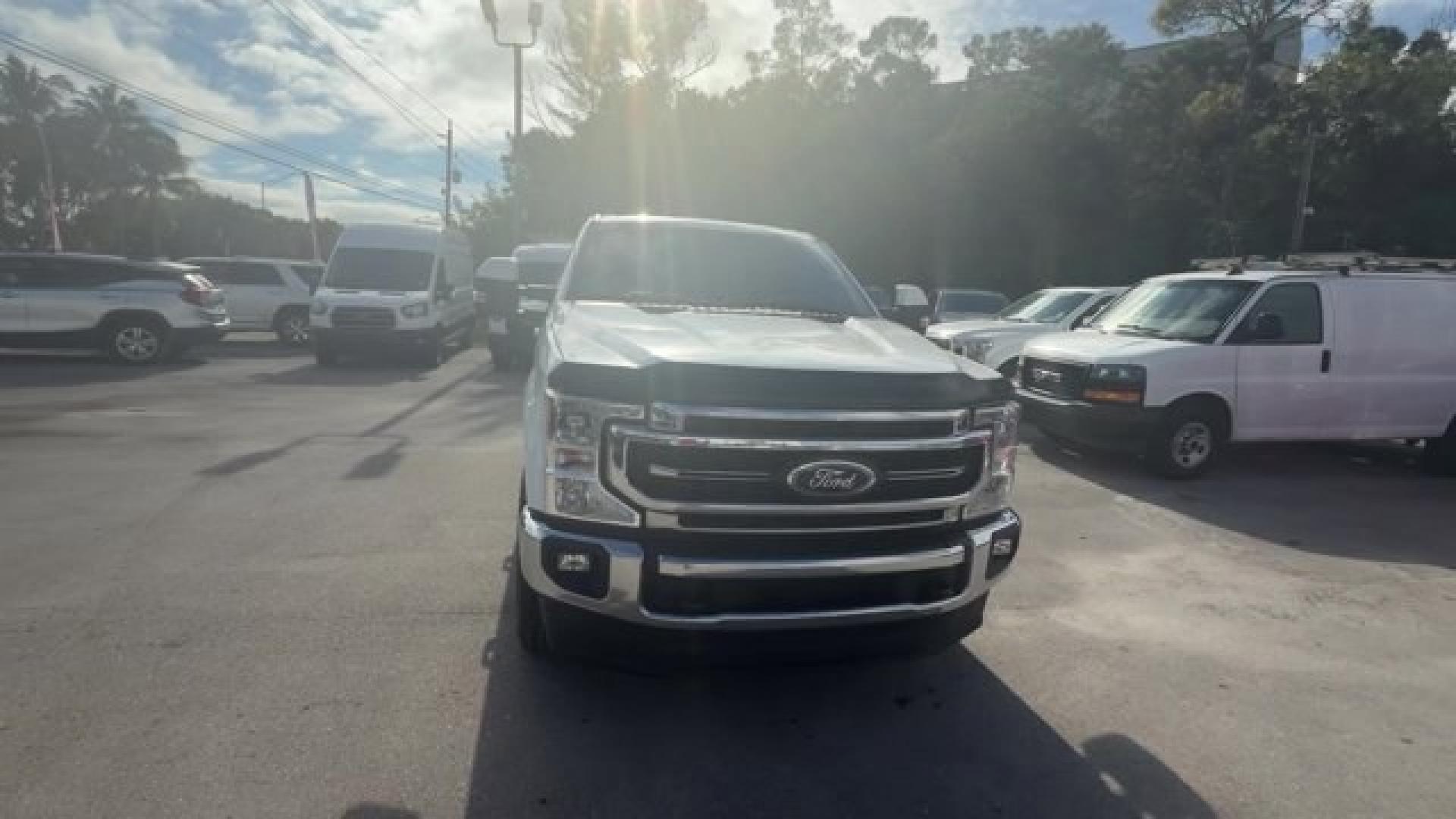 2021 White Ford Super Duty F-350 SRW (1FT8W3BT1ME) with an 8 6.7 L engine, Automatic transmission, located at 27610 S Dixie Hwy, Homestead, FL, 33032, (305) 749-2348, 25.510241, -80.438301 - This Ford Super Duty F-350 SRW boasts a Intercooled Turbo Diesel V-8 6.7 L/406 engine powering this Automatic transmission. Urethane Gear Shifter Material, Trip Computer, Transmission w/Driver Selectable Mode and Oil Cooler.* This Ford Super Duty F-350 SRW Features the Following Options *Trailer Wir - Photo#7