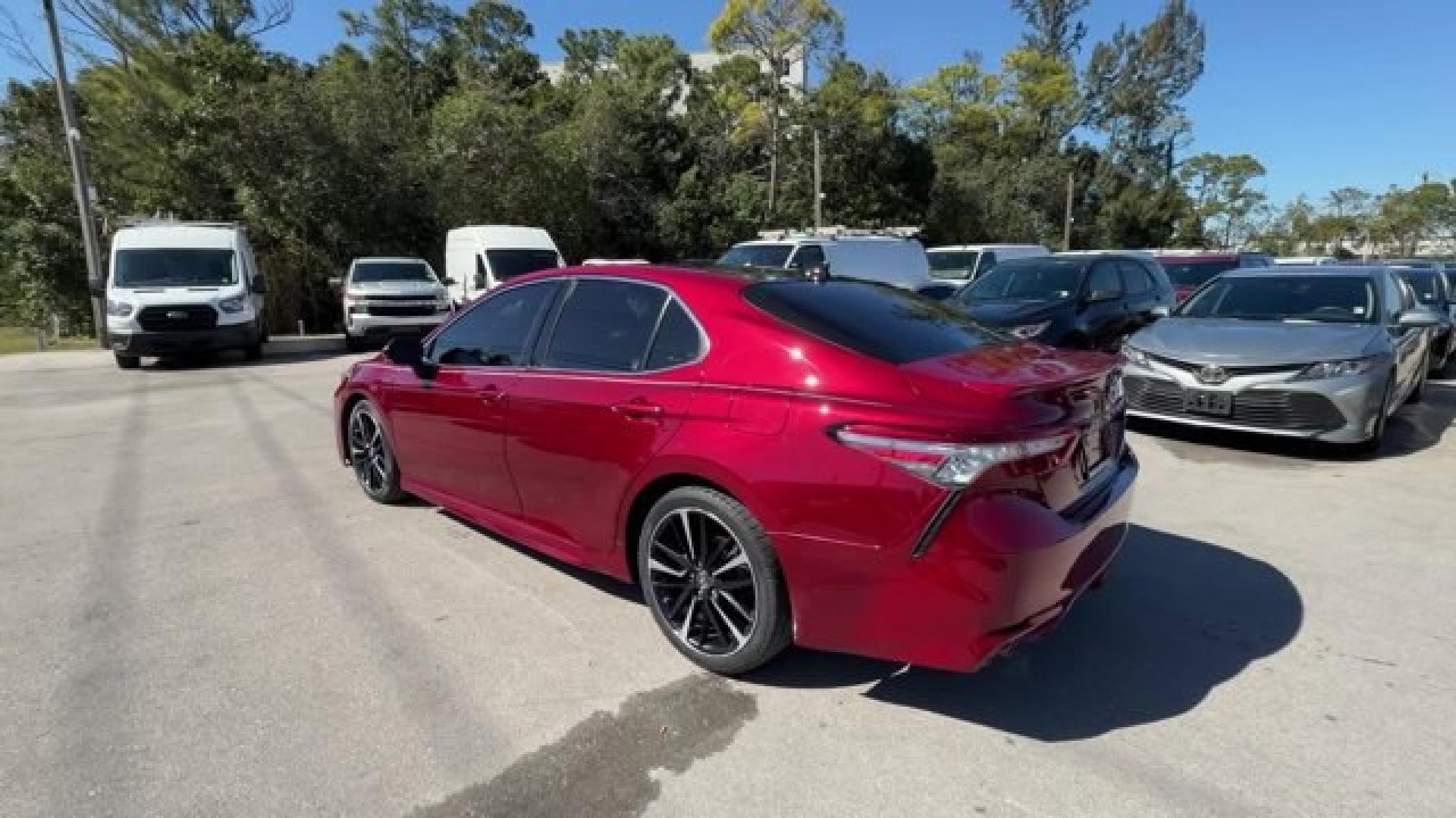 2018 Red Toyota Camry (4T1B61HK4JU) with an 4 2.5 L engine, Automatic transmission, located at 27610 S Dixie Hwy, Homestead, FL, 33032, (305) 749-2348, 25.510241, -80.438301 - KBB.com 10 Best Sedans Under $25,000. Delivers 39 Highway MPG and 28 City MPG! This Toyota Camry delivers a Regular Unleaded I-4 2.5 L/152 engine powering this Automatic transmission. Wireless Phone Connectivity, Window Grid Antenna, Variable Intermittent Wipers.*This Toyota Camry Comes Equipped wit - Photo#2