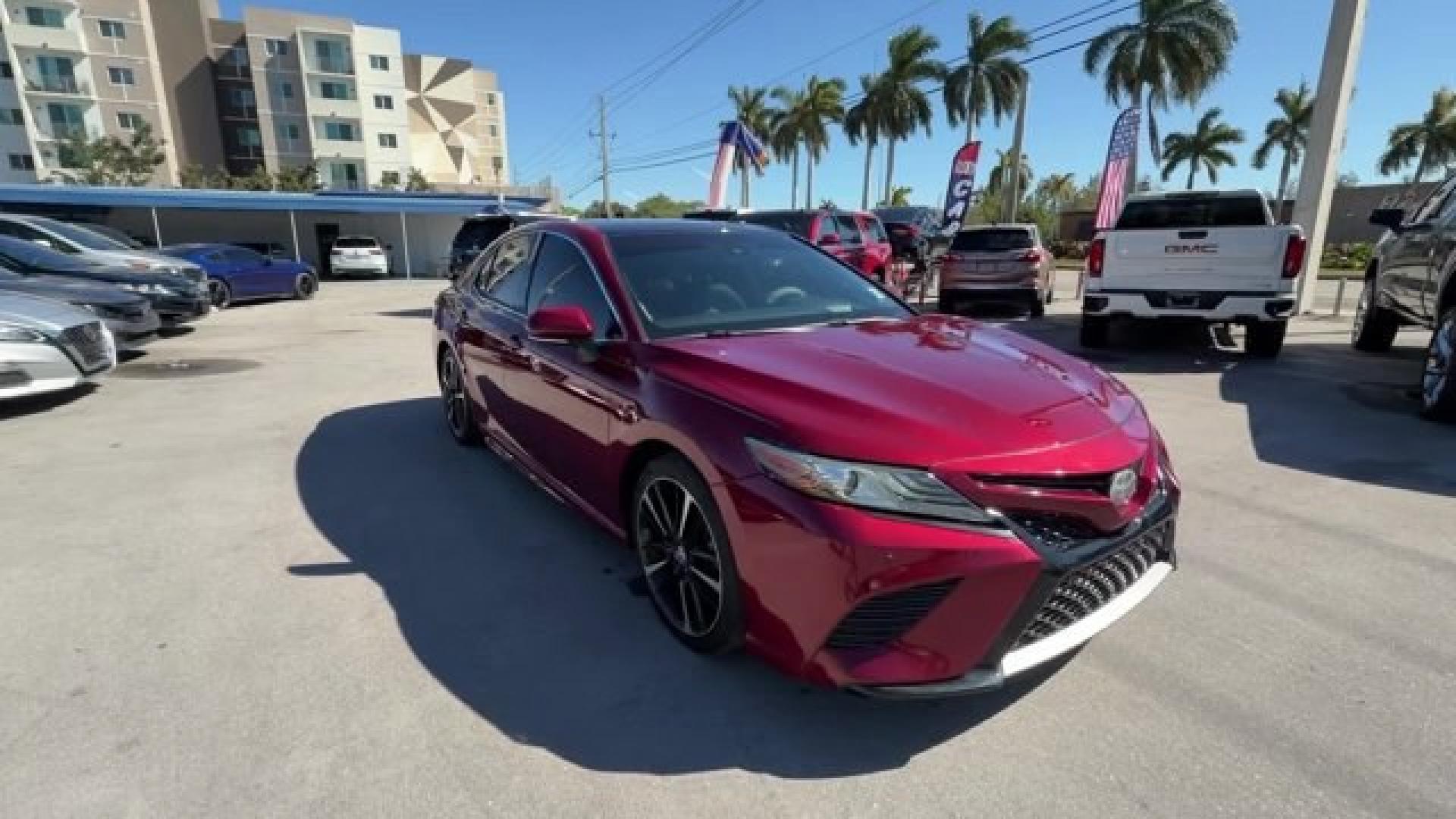 2018 Red Toyota Camry (4T1B61HK4JU) with an 4 2.5 L engine, Automatic transmission, located at 27610 S Dixie Hwy, Homestead, FL, 33032, (305) 749-2348, 25.510241, -80.438301 - KBB.com 10 Best Sedans Under $25,000. Delivers 39 Highway MPG and 28 City MPG! This Toyota Camry delivers a Regular Unleaded I-4 2.5 L/152 engine powering this Automatic transmission. Wireless Phone Connectivity, Window Grid Antenna, Variable Intermittent Wipers.*This Toyota Camry Comes Equipped wit - Photo#6