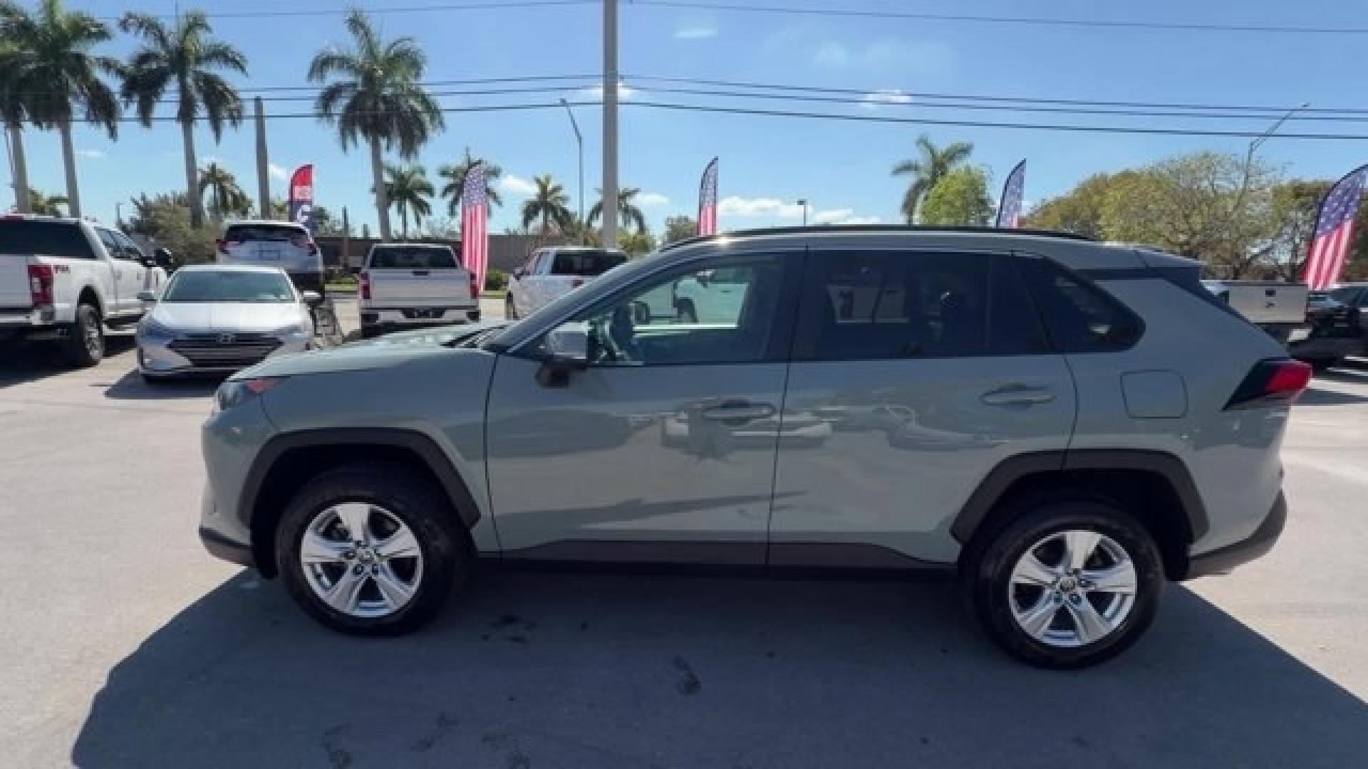 2021 Green Toyota RAV4 (2T3W1RFV4MW) with an 4 2.5 L engine, Automatic transmission, located at 27610 S Dixie Hwy, Homestead, FL, 33032, (305) 749-2348, 25.510241, -80.438301 - Only 29,166 Miles! Boasts 35 Highway MPG and 28 City MPG! This Toyota RAV4 boasts a Regular Unleaded I-4 2.5 L/152 engine powering this Automatic transmission. Wireless Phone Connectivity, Variable Intermittent Wipers, Trip Computer.*This Toyota RAV4 Comes Equipped with These Options *Transmission: - Photo#1