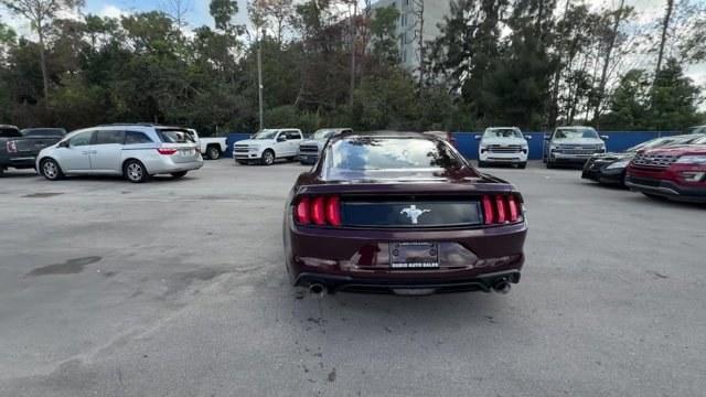 2018 Burgundy Ford Mustang (1FA6P8TH2J5) with an 4 2.3 L engine, Automatic transmission, located at 27610 S Dixie Hwy, Homestead, FL, 33032, (305) 749-2348, 25.510241, -80.438301 - KBB.com 10 Coolest Cars Under $25,000. Only 72,690 Miles! Delivers 31 Highway MPG and 21 City MPG! This Ford Mustang delivers a Intercooled Turbo Premium Unleaded I-4 2.3 L/140 engine powering this Automatic transmission. ENGINE: 2.3L ECOBOOST (STD), Wheels w/Locks, Trunk Rear Cargo Access.* This Fo - Photo#3