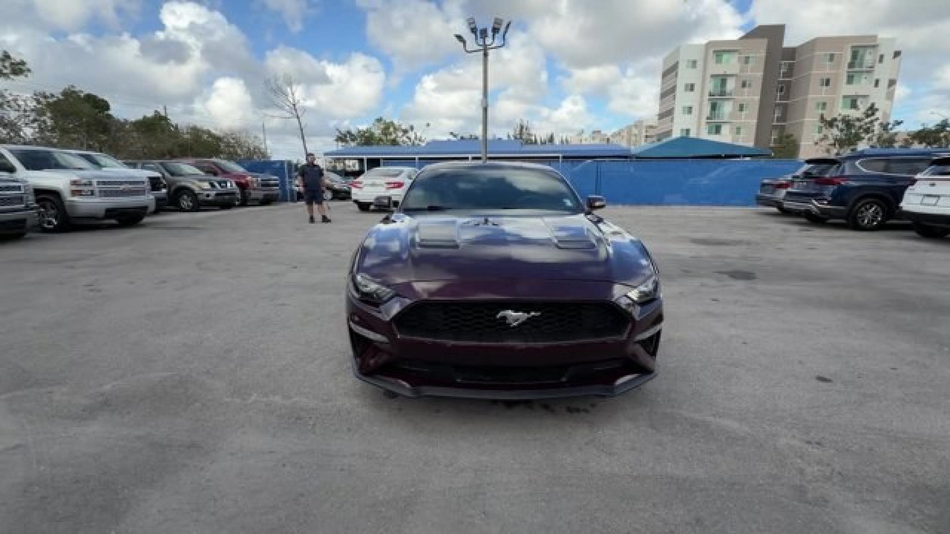 2018 Burgundy Ford Mustang (1FA6P8TH2J5) with an 4 2.3 L engine, Automatic transmission, located at 27610 S Dixie Hwy, Homestead, FL, 33032, (305) 749-2348, 25.510241, -80.438301 - KBB.com 10 Coolest Cars Under $25,000. Only 72,690 Miles! Delivers 31 Highway MPG and 21 City MPG! This Ford Mustang delivers a Intercooled Turbo Premium Unleaded I-4 2.3 L/140 engine powering this Automatic transmission. ENGINE: 2.3L ECOBOOST (STD), Wheels w/Locks, Trunk Rear Cargo Access.* This Fo - Photo#7