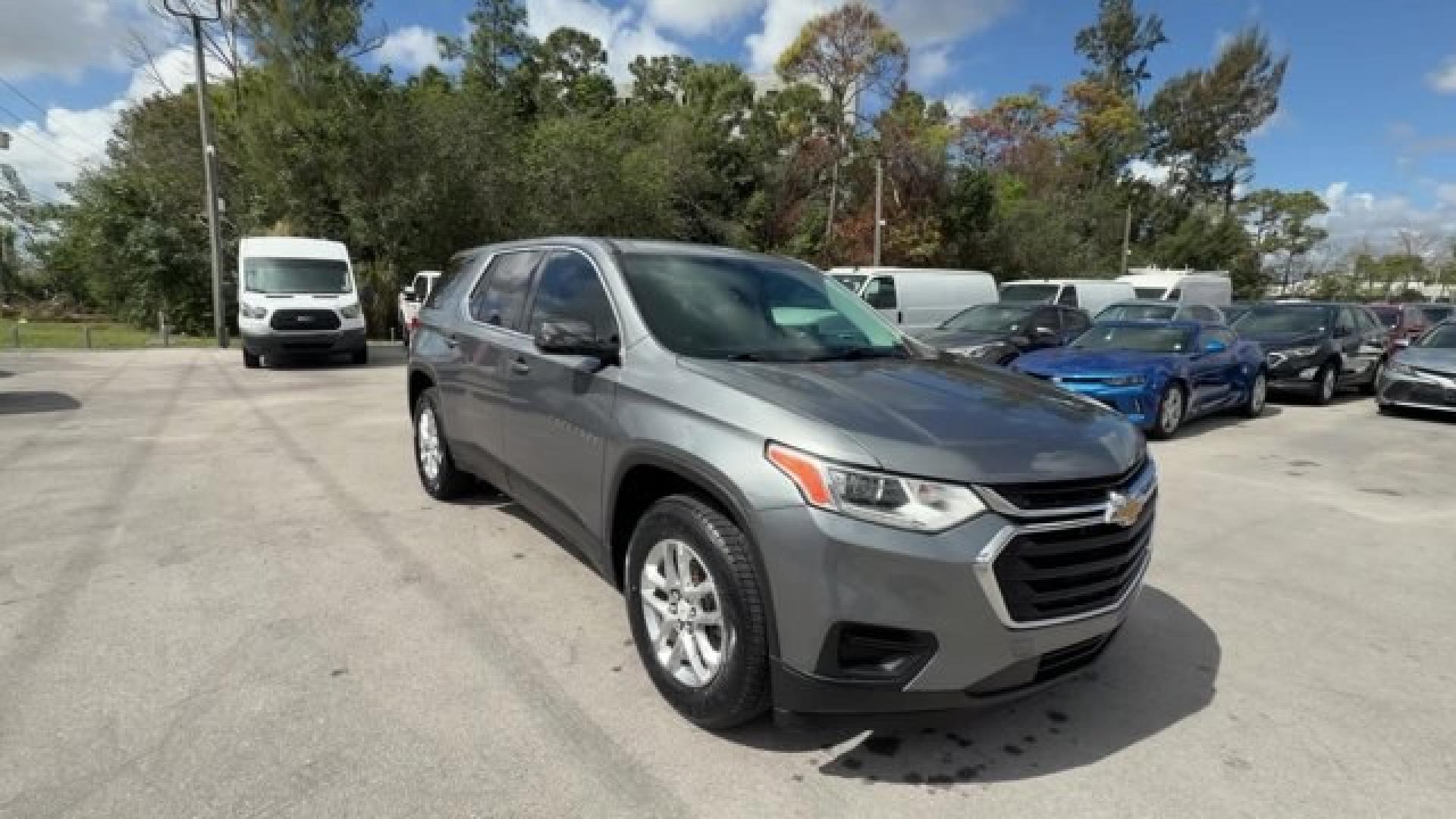 2018 Satin Steel Metallic /Jet Black Chevrolet Traverse (1GNERFKW4JJ) with an 6 3.6L engine, Automatic transmission, located at 27610 S Dixie Hwy, Homestead, FL, 33032, (305) 749-2348, 25.510241, -80.438301 - KBB.com Best Family Cars. Only 95,866 Miles! Boasts 27 Highway MPG and 18 City MPG! This Chevrolet Traverse boasts a Gas V6 3.6L/ engine powering this Automatic transmission. WHEELS, 18 (45.7 CM) BRIGHT SILVER PAINTED ALUMINUM, TRANSMISSION, 9-SPEED AUTOMATIC (STD), TIRES, P255/65R18 ALL-SEASON BLAC - Photo#6