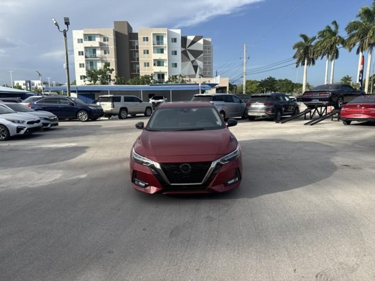 2021 Scarlet Ember Tintcoat /Sport Nissan Sentra (3N1AB8DV6MY) with an 4 2.0 L engine, Variable transmission, located at 27610 S Dixie Hwy, Homestead, FL, 33032, (305) 749-2348, 25.510241, -80.438301 - Delivers 37 Highway MPG and 28 City MPG! This Nissan Sentra delivers a Regular Unleaded I-4 2.0 L/122 engine powering this Variable transmission. [L92] CARPETED FLOOR MATS W/TRUNK MAT, [B93] CLEAR REAR BUMPER PROTECTOR, Wireless Phone Connectivity.* This Nissan Sentra Features the Following Options- Photo#8
