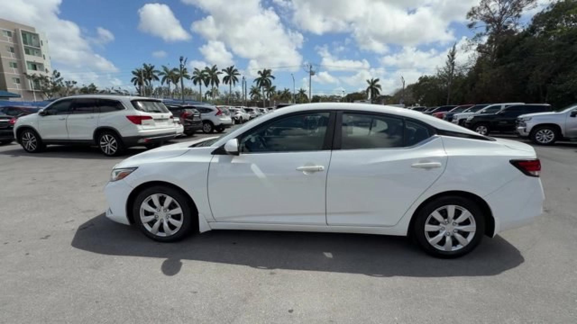 2020 Fresh Powder /Charcoal Nissan Sentra (3N1AB8BV1LY) with an 4 2.0 L engine, Variable transmission, located at 27610 S Dixie Hwy, Homestead, FL, 33032, (305) 749-2348, 25.510241, -80.438301 - Delivers 39 Highway MPG and 29 City MPG! This Nissan Sentra boasts a Regular Unleaded I-4 2.0 L/122 engine powering this Variable transmission. FRESH POWDER, CHARCOAL, CLOTH SEAT TRIM, [L92] CARPETED FLOOR MATS W/TRUNK MAT.* This Nissan Sentra Features the Following Options *Wireless Phone Connectiv - Photo#1