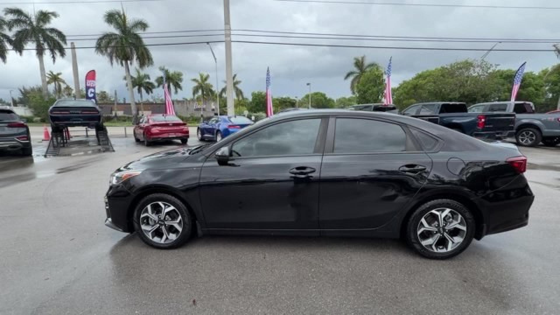2019 Aurora Black /Gray Kia Forte (3KPF24AD1KE) with an 4 2.0 L engine, Variable transmission, located at 27610 S Dixie Hwy, Homestead, FL, 33032, (305) 749-2348, 25.510241, -80.438301 - KBB.com 10 Best Sedans Under $30,000. Scores 40 Highway MPG and 30 City MPG! This Kia Forte delivers a Regular Unleaded I-4 2.0 L/122 engine powering this Variable transmission. CARPETED FLOOR MATS, CARGO NET, AURORA BLACK.*This Kia Forte Comes Equipped with These Options *Woven Cloth Seat Trim, Wir- Photo#1