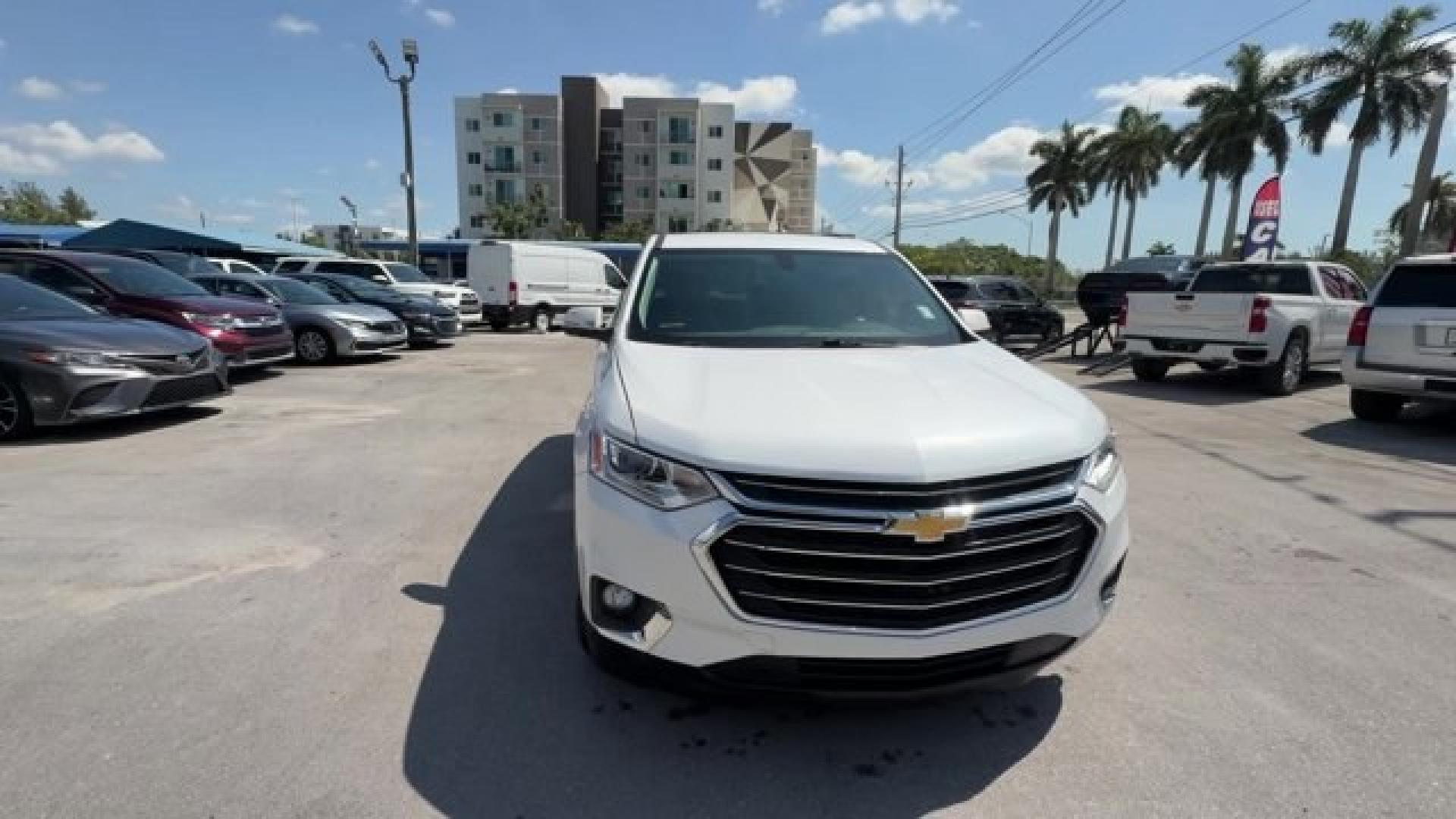 2021 Iridescent Pearl Tricoat /Dark Atmosphere/Medium Ash Gray Chevrolet Traverse (1GNEVGKW0MJ) with an 6 3.6L engine, Automatic transmission, located at 27610 S Dixie Hwy, Homestead, FL, 33032, (305) 749-2348, 25.510241, -80.438301 - IIHS Top Safety Pick with optional front crash prevention and specific headlights. Scores 25 Highway MPG and 17 City MPG! This Chevrolet Traverse boasts a Gas V6 3.6L/217 engine powering this Automatic transmission. WHEELS, 18 (45.7 CM) BRIGHT SILVER PAINTED ALUMINUM (STD), TRANSMISSION, 9-SPEED AUT - Photo#8