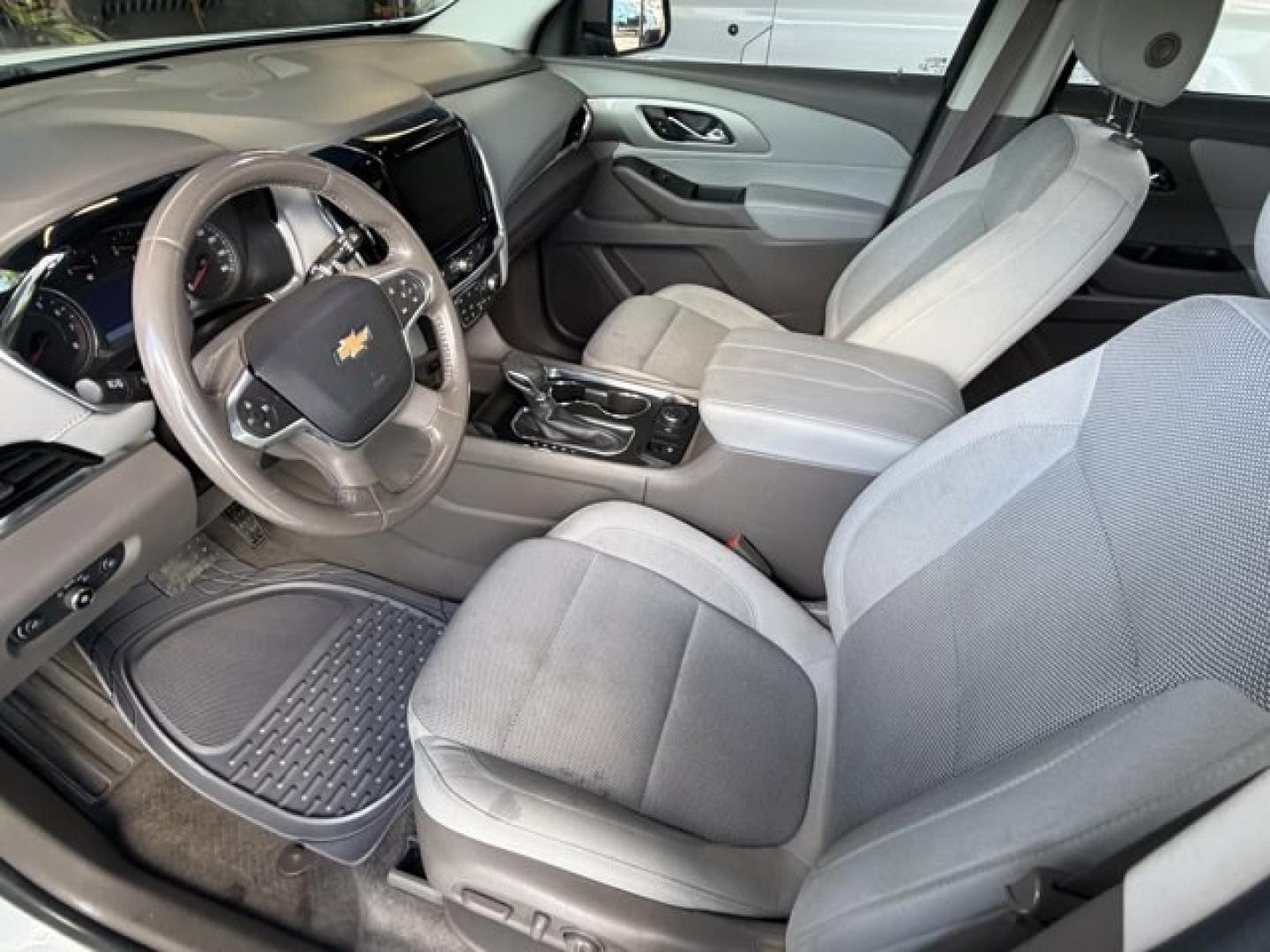 2021 Iridescent Pearl Tricoat /Dark Atmosphere/Medium Ash Gray Chevrolet Traverse (1GNEVGKW0MJ) with an 6 3.6L engine, Automatic transmission, located at 27610 S Dixie Hwy, Homestead, FL, 33032, (305) 749-2348, 25.510241, -80.438301 - IIHS Top Safety Pick with optional front crash prevention and specific headlights. Scores 25 Highway MPG and 17 City MPG! This Chevrolet Traverse boasts a Gas V6 3.6L/217 engine powering this Automatic transmission. WHEELS, 18 (45.7 CM) BRIGHT SILVER PAINTED ALUMINUM (STD), TRANSMISSION, 9-SPEED AUT - Photo#11