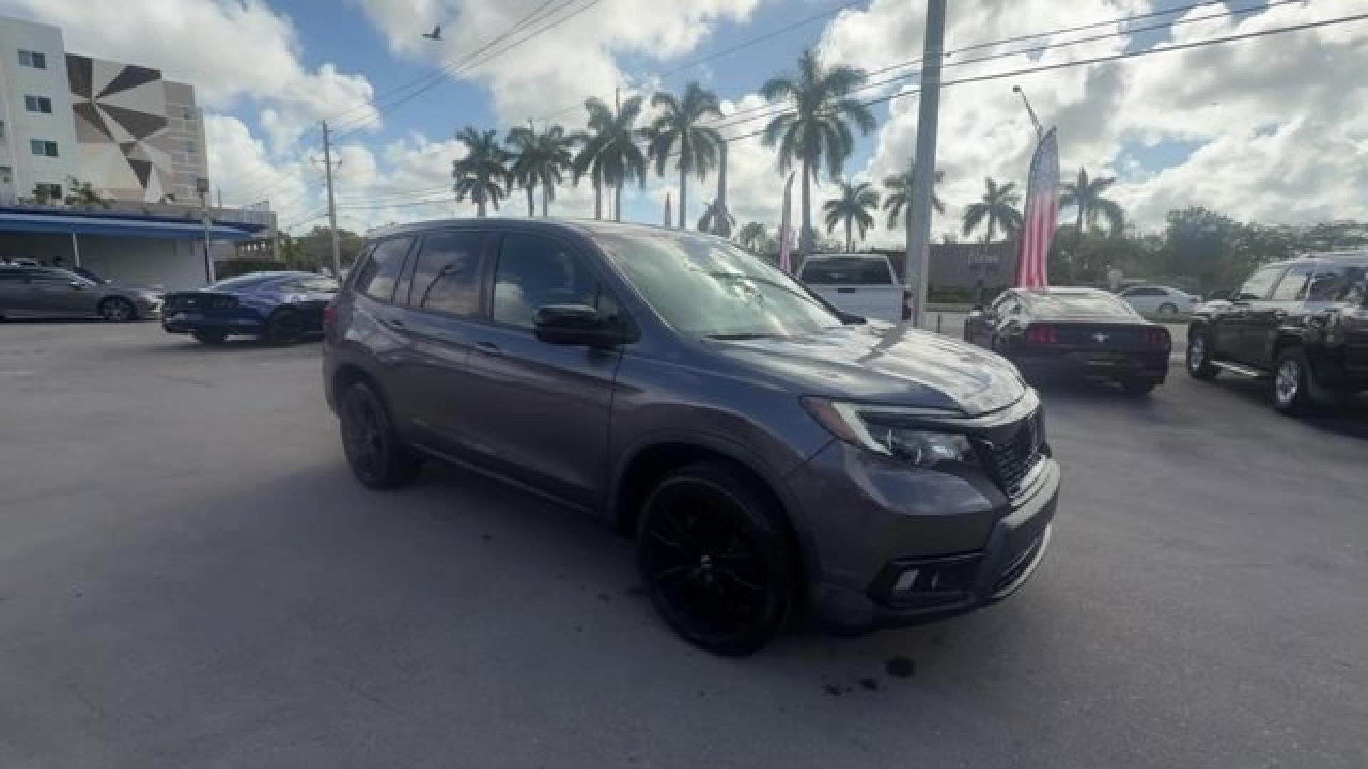 2021 Gray Honda Passport (5FNYF8H24MB) with an 6 3.5 L engine, Automatic transmission, located at 27610 S Dixie Hwy, Homestead, FL, 33032, (305) 749-2348, 25.510241, -80.438301 - ALG Residual Value Awards, Residual Value Awards. Scores 24 Highway MPG and 19 City MPG! This Honda Passport delivers a Regular Unleaded V-6 3.5 L/212 engine powering this Automatic transmission. Wireless Phone Connectivity, Vehicle Stability Assist (VSA) Electronic Stability Control (ESC), Variable - Photo#6