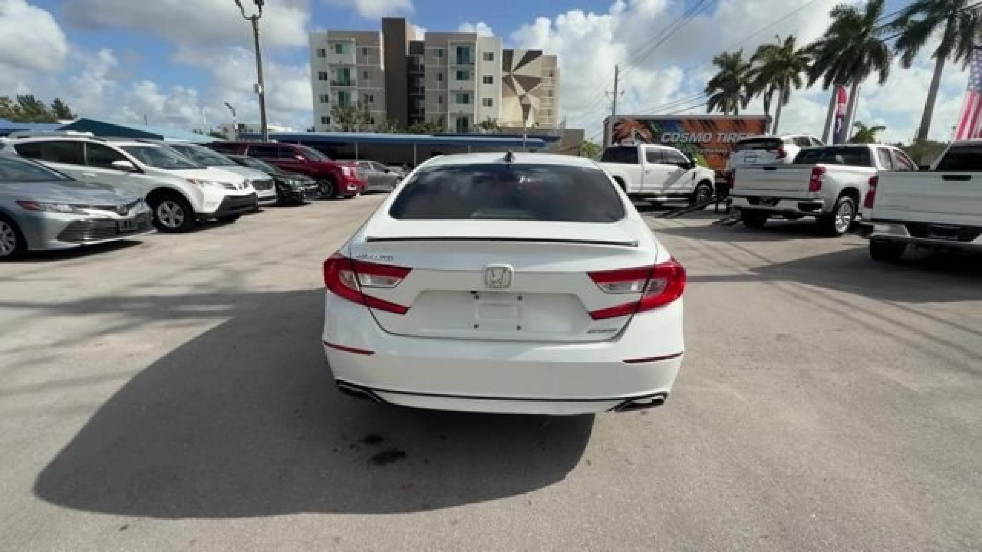 2022 White Honda Accord Sedan (1HGCV1F35NA) with an 4 1.5 L engine, Variable transmission, located at 27610 S Dixie Hwy, Homestead, FL, 33032, (305) 749-2348, 25.510241, -80.438301 - Boasts 35 Highway MPG and 29 City MPG! This Honda Accord Sedan boasts a Intercooled Turbo Regular Unleaded I-4 1.5 L/91 engine powering this Variable transmission. Wireless Phone Connectivity, Wheels: 19 Machine-Finished Alloy w/Black Inserts, Vehicle Stability Assist (VSA) Electronic Stability Cont - Photo#3