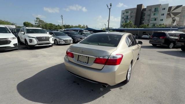 2014 Gold Honda Accord Sedan (1HGCR2F84EA) with an 4 2.4 L engine, Variable transmission, located at 27610 S Dixie Hwy, Homestead, FL, 33032, (305) 749-2348, 25.510241, -80.438301 - Green Car Journal 2014 Green Car of the Year. Only 113,161 Miles! Boasts 36 Highway MPG and 27 City MPG! This Honda Accord Sedan delivers a Regular Unleaded I-4 2.4 L/144 engine powering this Variable transmission. Window Grid Antenna, Wheels: 17 Alloy, Vinyl Door Trim Insert.*This Honda Accord Seda- Photo#4