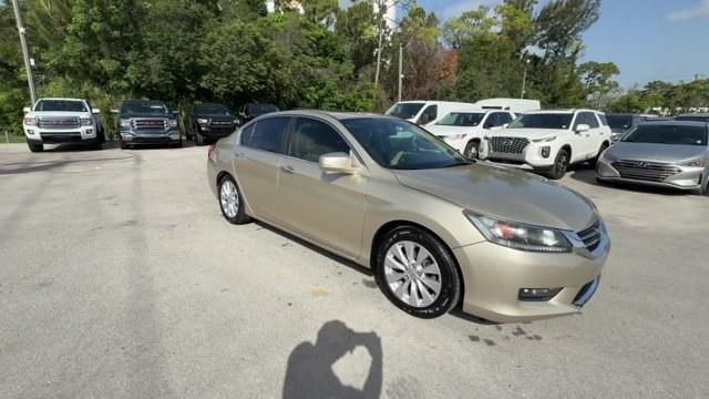 2014 Gold Honda Accord Sedan (1HGCR2F84EA) with an 4 2.4 L engine, Variable transmission, located at 27610 S Dixie Hwy, Homestead, FL, 33032, (305) 749-2348, 25.510241, -80.438301 - Green Car Journal 2014 Green Car of the Year. Only 113,161 Miles! Boasts 36 Highway MPG and 27 City MPG! This Honda Accord Sedan delivers a Regular Unleaded I-4 2.4 L/144 engine powering this Variable transmission. Window Grid Antenna, Wheels: 17 Alloy, Vinyl Door Trim Insert.*This Honda Accord Seda- Photo#6