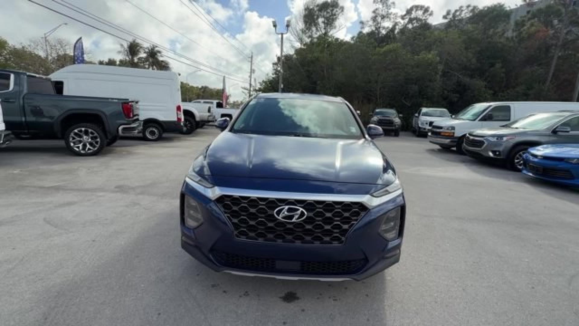 2020 Stormy Sea /Espresso/Gray Hyundai Santa Fe (5NMS33AD1LH) with an 4 2.4 L engine, Automatic transmission, located at 27610 S Dixie Hwy, Homestead, FL, 33032, (305) 749-2348, 25.510241, -80.438301 - Boasts 29 Highway MPG and 22 City MPG! This Hyundai Santa Fe boasts a Regular Unleaded I-4 2.4 L/144 engine powering this Automatic transmission. WHEEL LOCKS, OPTION GROUP 01 -inc: standard equipment, CARPETED FLOOR MATS.* This Hyundai Santa Fe Features the Following Options *BUMPER APPLIQUE, Wirele - Photo#0
