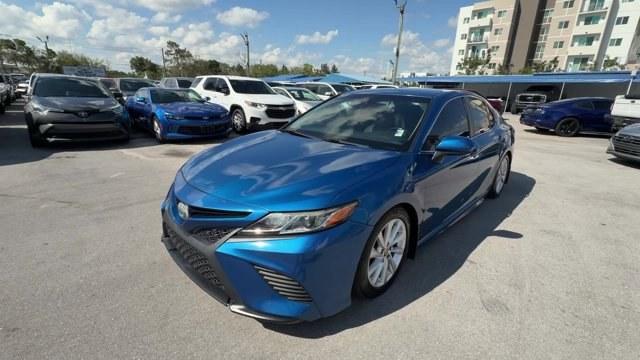 2018 Blue Toyota Camry (4T1B11HK1JU) with an 4 2.5 L engine, Automatic transmission, located at 27610 S Dixie Hwy, Homestead, FL, 33032, (305) 749-2348, 25.510241, -80.438301 - KBB.com Best Family Sedans. This Toyota Camry delivers a Regular Unleaded I-4 2.5 L/152 engine powering this Automatic transmission. Wireless Phone Connectivity, Window Grid Antenna, Variable Intermittent Wipers.* This Toyota Camry Features the Following Options *Valet Function, Trunk Rear Cargo Acc - Photo#0